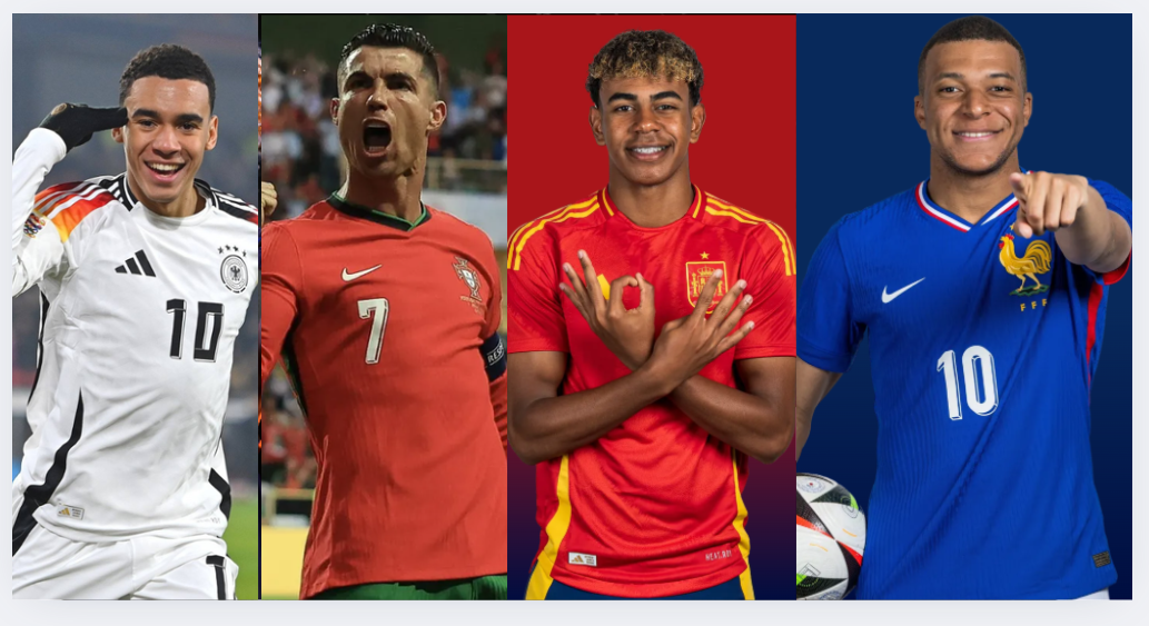 Liga de Naciones
Semifinales Europa
Jamal Musiala, Cristiano Ronaldo, Lamine Yamal Kylian Mbappé
3 de junio de 2025
La Nación