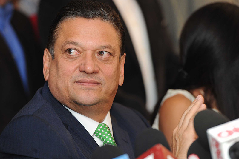 Johnny Araya dijo, en conferencia de prensa, "no les digo adiós, sino, hasta luego" / foto Alber Marín