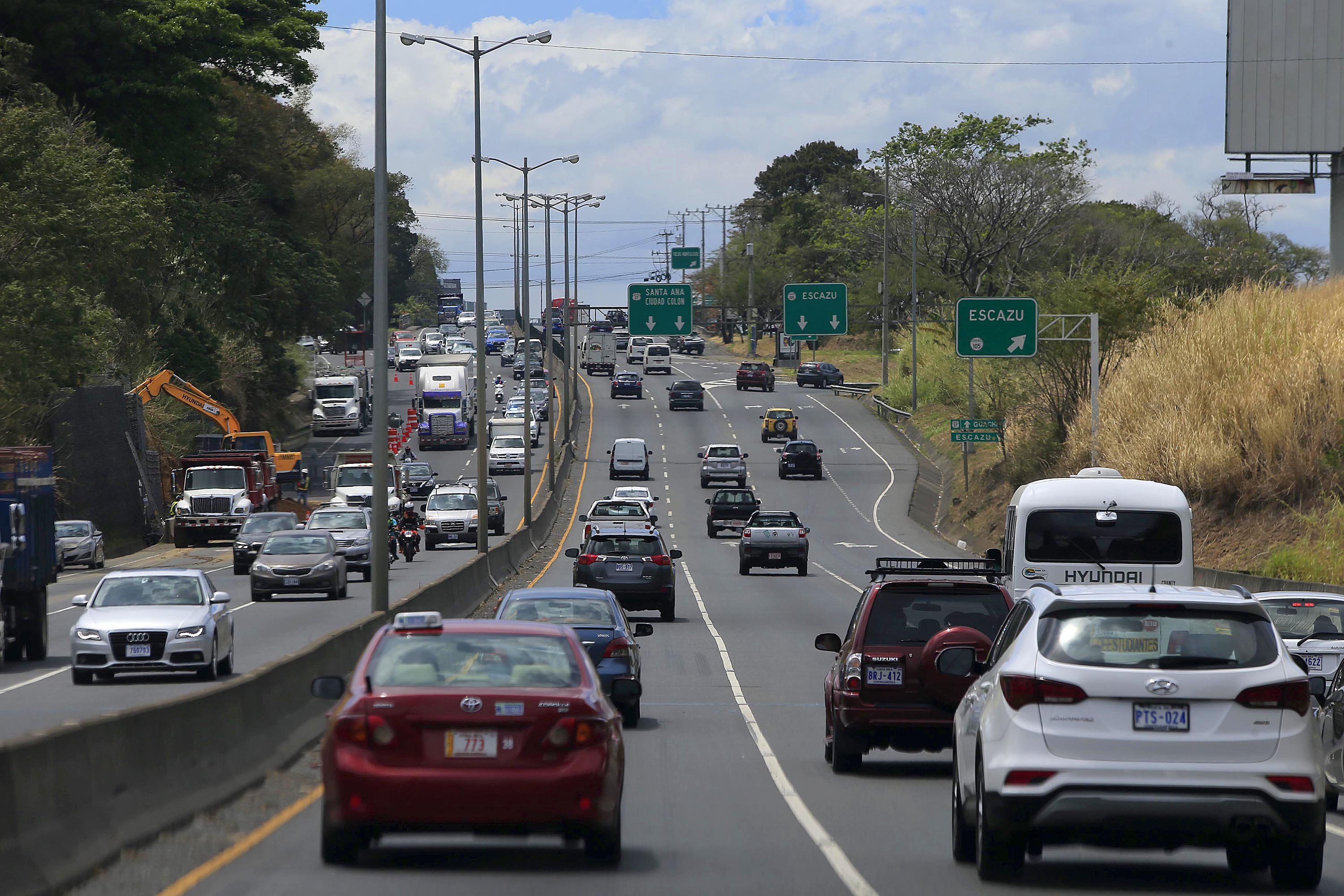 11/03/2021 Ruta27. La ampliación de la ruta 27 (Carretera Nacional, José María Castro Madriz), entre San José y puerto Caldera, costará unos $646 millones, según estimaciones de la concesionaria Globalvia que tiene a su cargo esa carretera. Foto" Rafael Pacheco