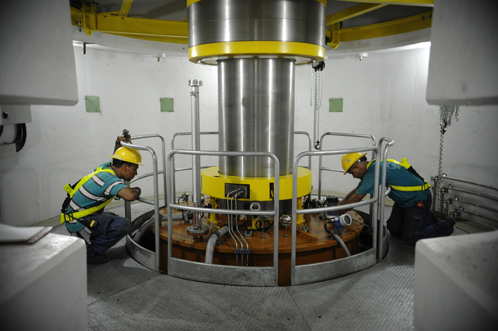 La planta Reventazón, según comunicado de Casa Presidencial, representa el 12% de la capacidad eléctrica del país. | DIANA MÉNDEZ