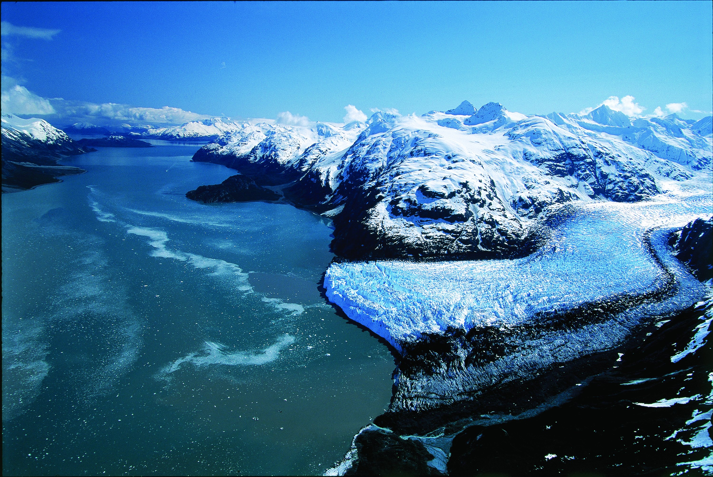 Glaciar Bay National Park Aerial.