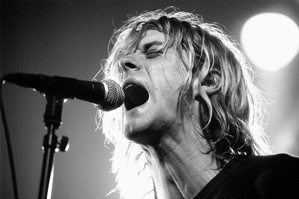 NOVEMBER 25, 1991
Nirvana performs in Amsterdam.
Frans Schellekens/Redferns