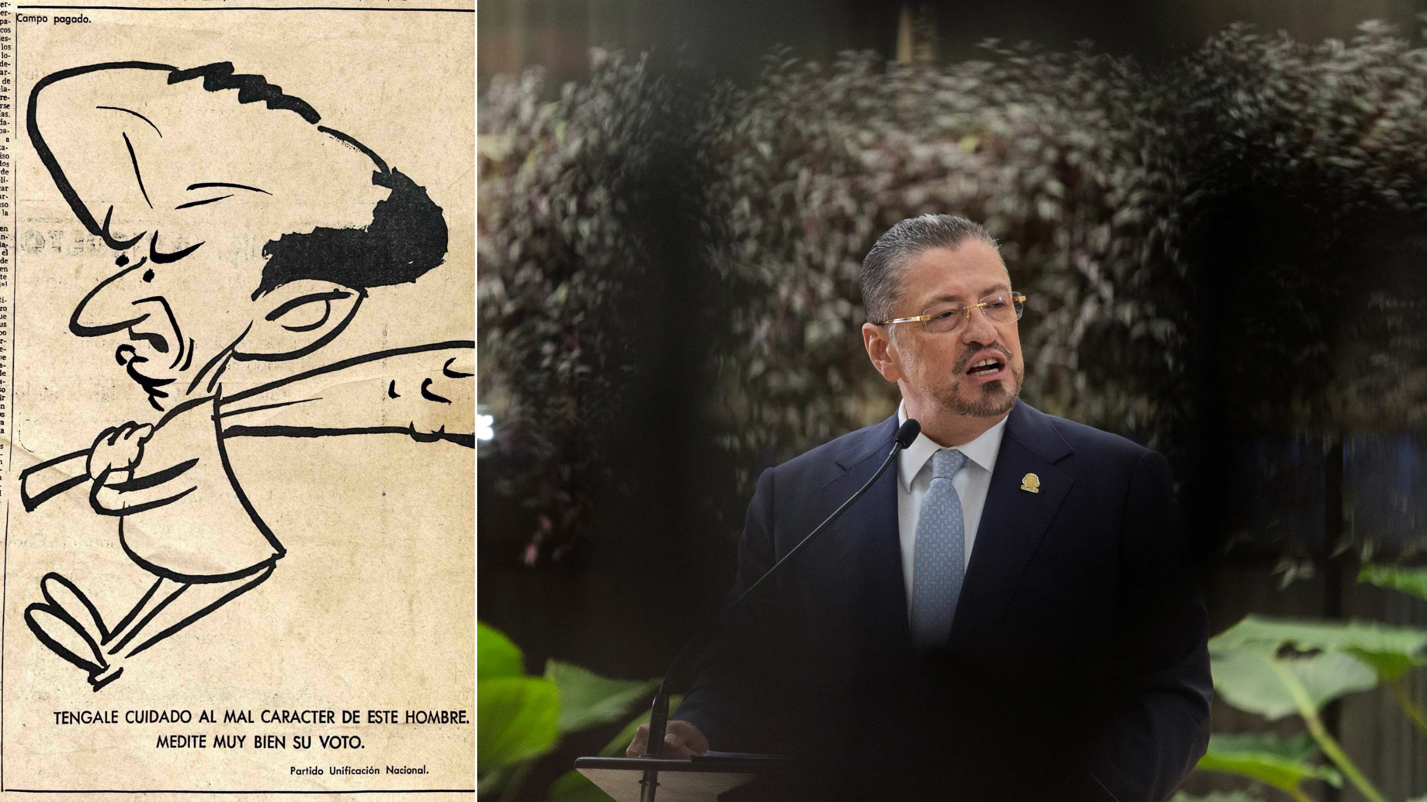 ¿Es nueva la ‘política del insulto’? El antecedente de José Figueres Ferrer que encuentra eco en el discurso Rodrigo Chaves