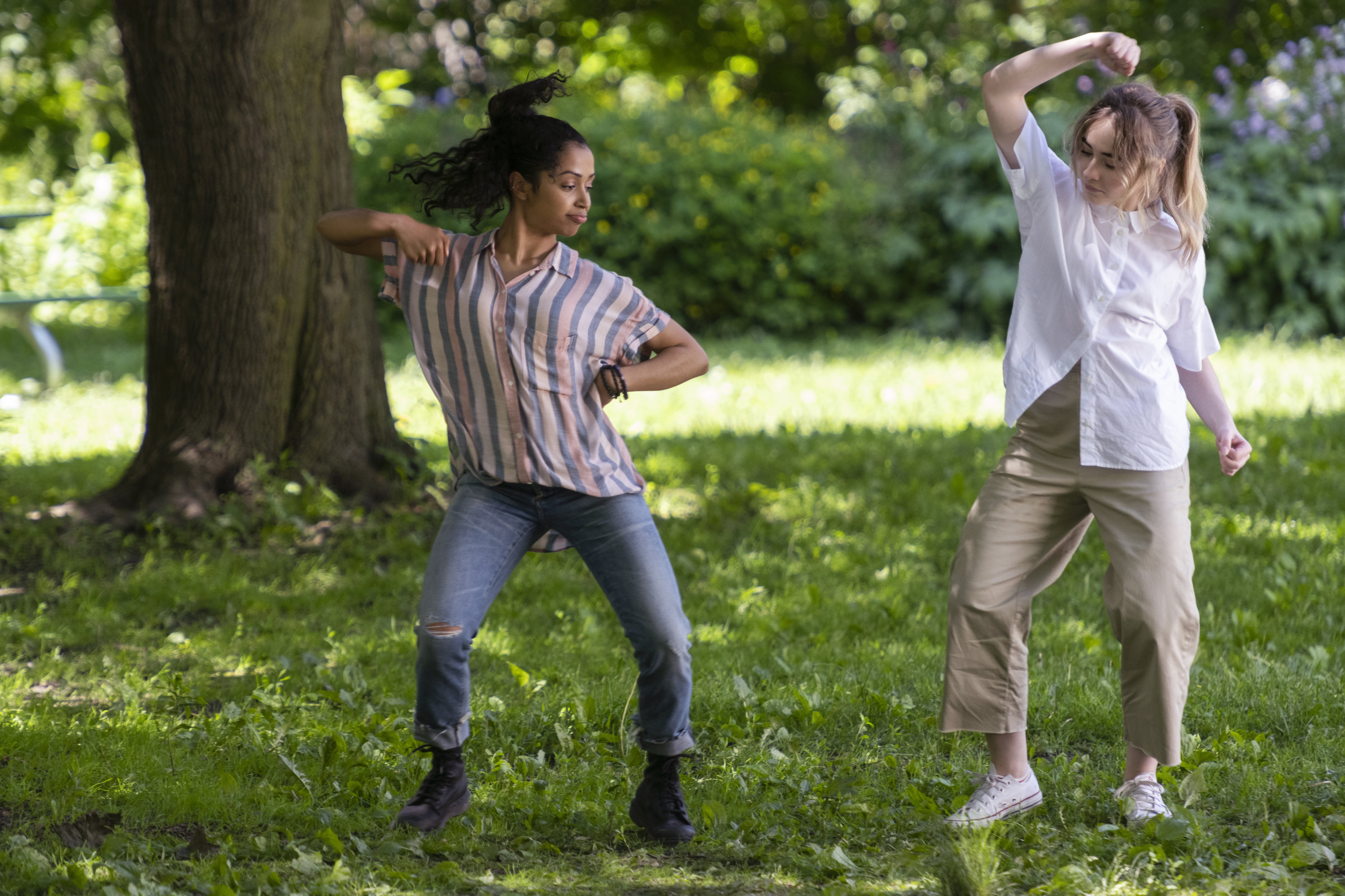 'Work it' trata de Quinn una joven que intenta aprender a bailar a como dé lugar. Foto: Netflix para LN.