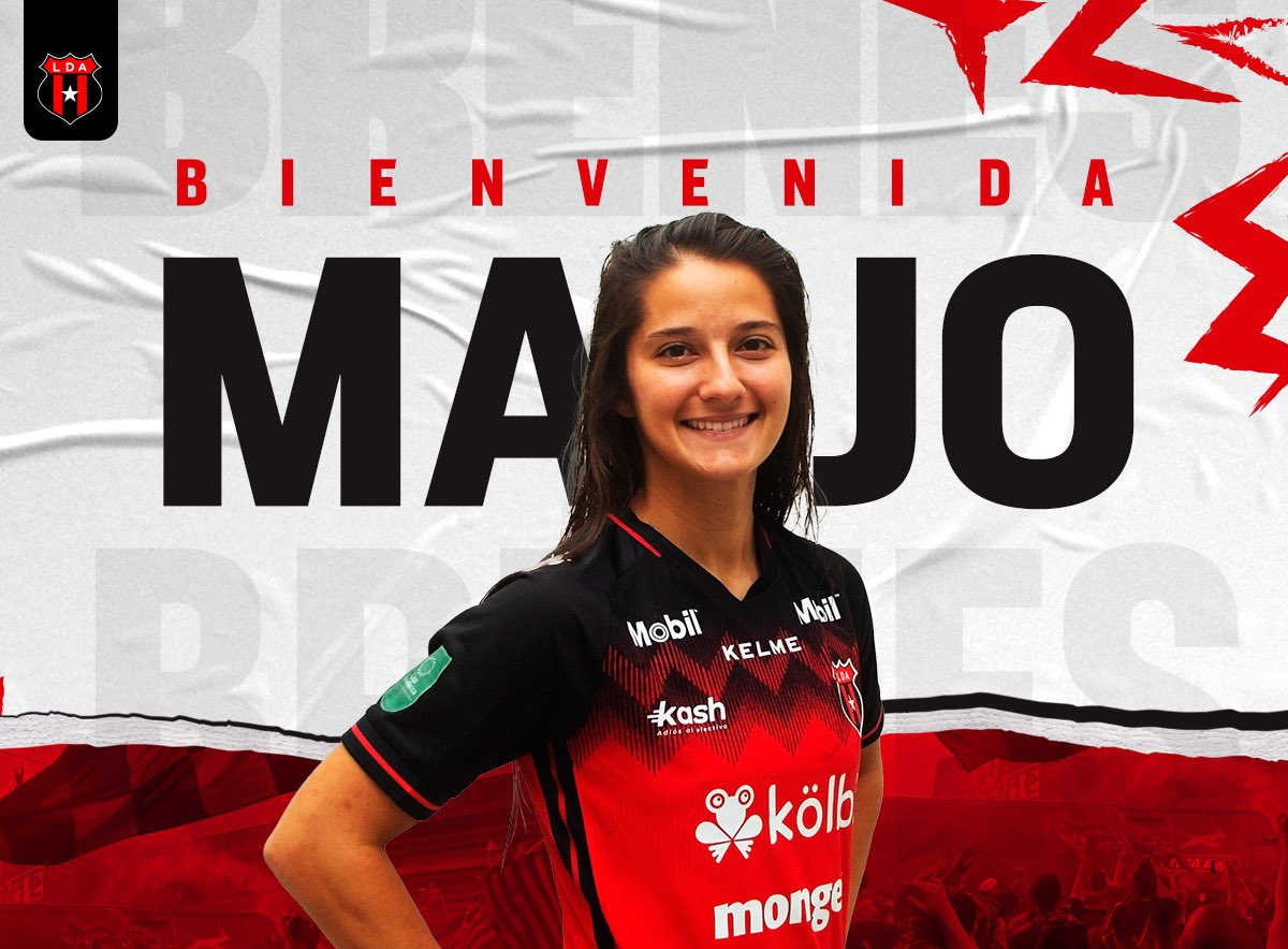 María José Brenes se convirtió en la nueva futbolista de Alajuelense, luego de que ella se desligó de Saprissa FF.