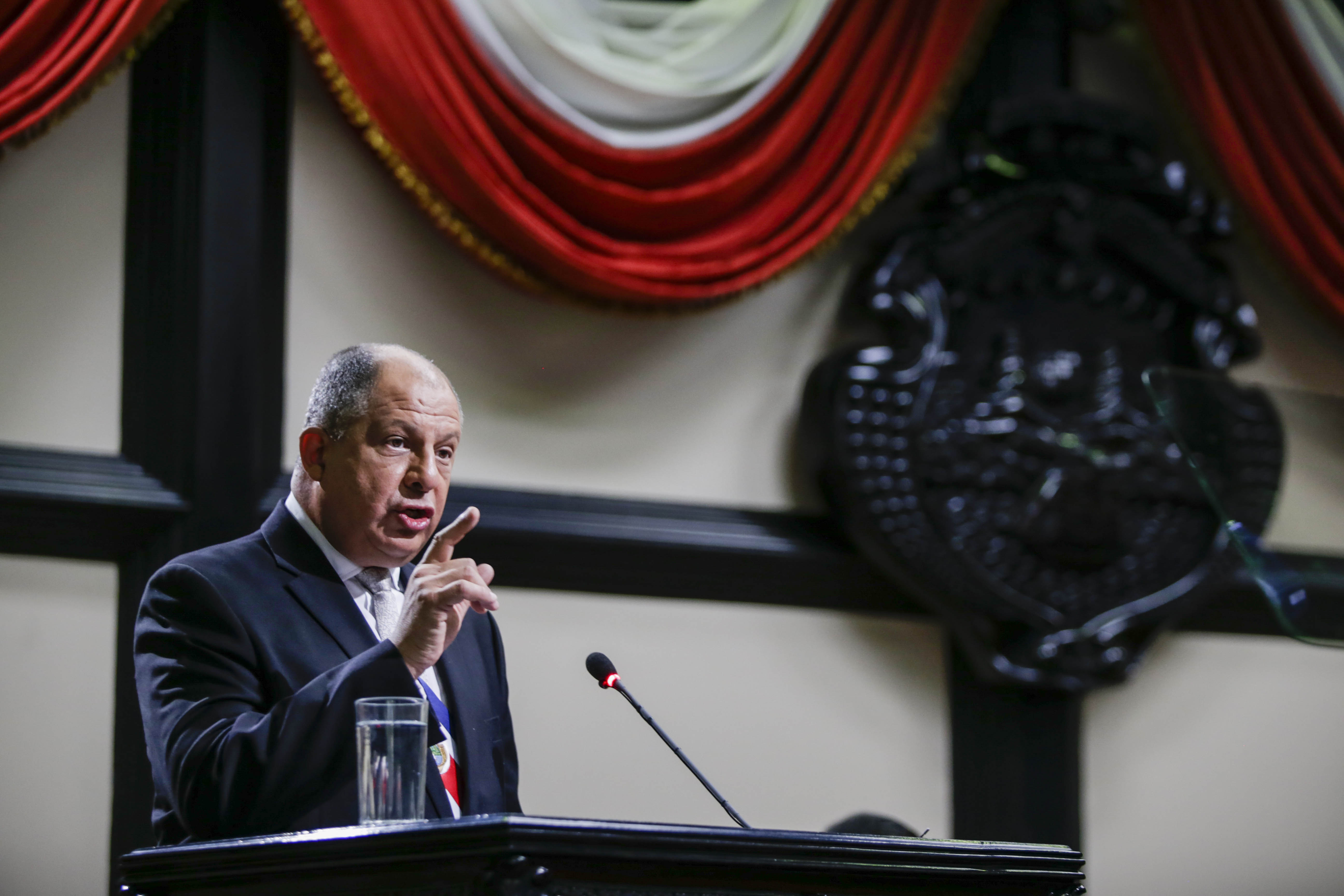 02/05/2018. Asamblea Legislativa. Discurso del Presidente De la República de Costa Rica Luis Guillermo Solís. Fotografía: Alejandro Gamboa Madrigal.