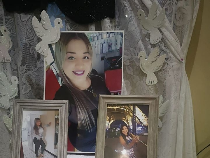 Funeral de Luany Valeria Salazar Zamora. Foto: Cortesía para LT