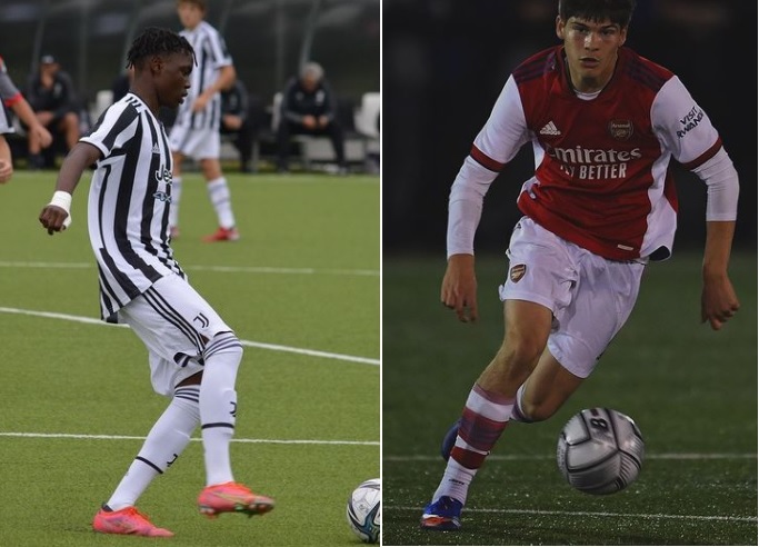 Joseph Nonge y Elian Quesada son dos jugadores con raíces costarricenses que la Fedefútbol analiza incorporar a los procesos de selecciones nacionales. Fotografía: Instagram de ambos futbolistas.