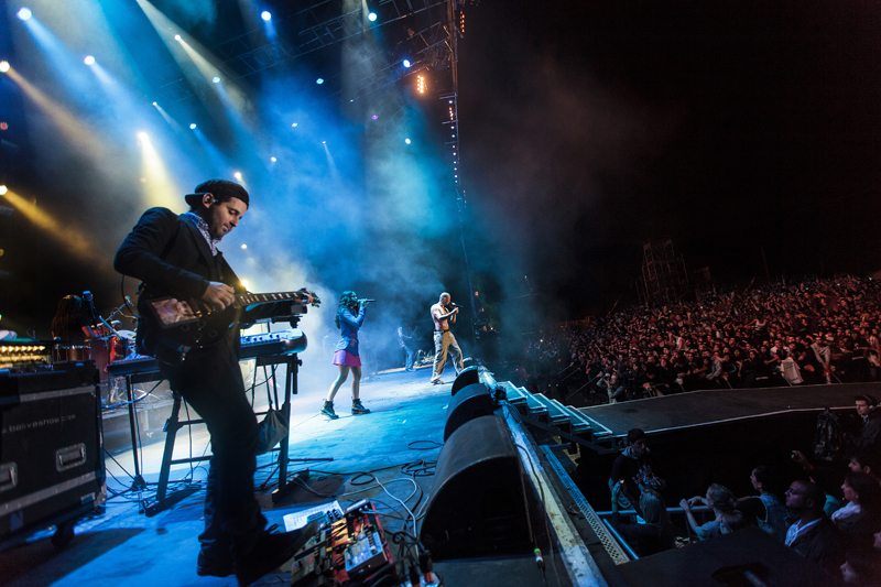 Uno de los primeros concierto de Calle 13 para la gira de ‘Multi_Viral’ fue en el festival Cosquín Rock de Argentina, donde el público enloqueció con su presentación. / Fotografía: Cortesía de Guido Adler/Calle 13.