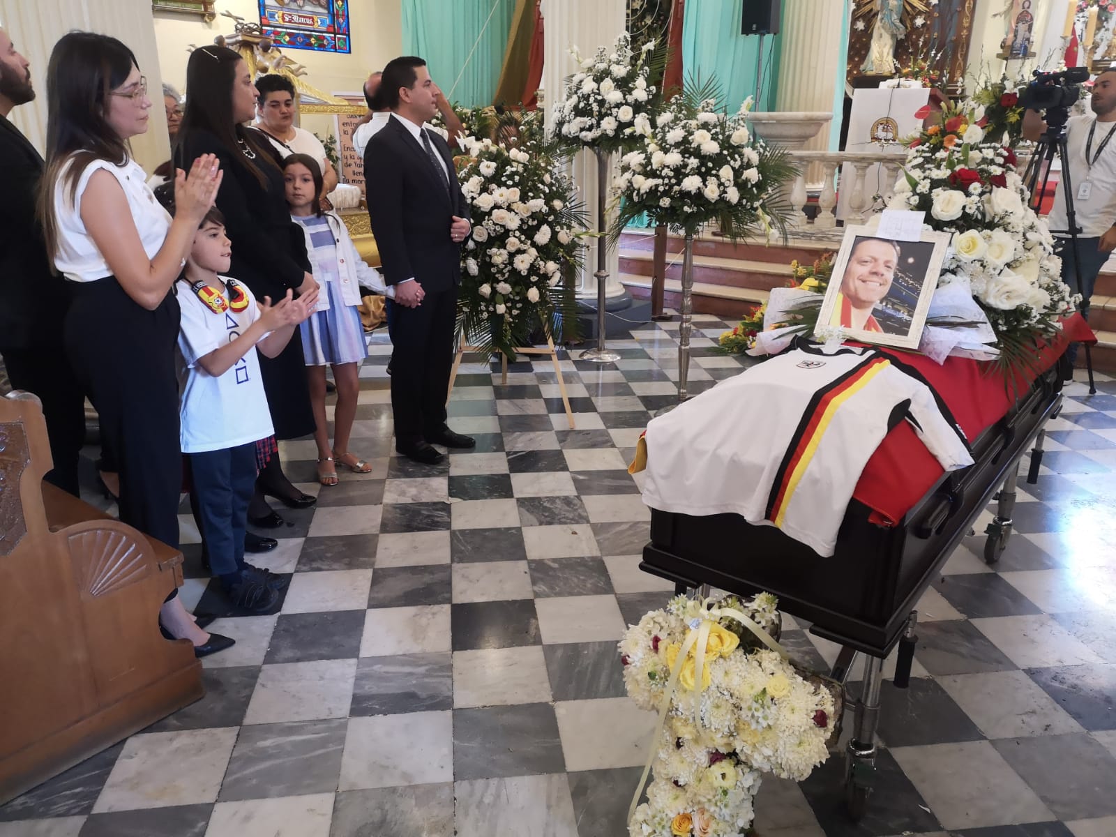 Funeral de Gerardo Zamora, fotografía de Jorge Castillo.