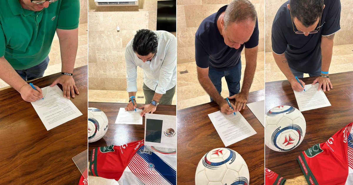 Ronald Freer, Leonardo Cova, Jorge Arias y Jorge García firmaron un documento de negociación que involucraba a la ADG.