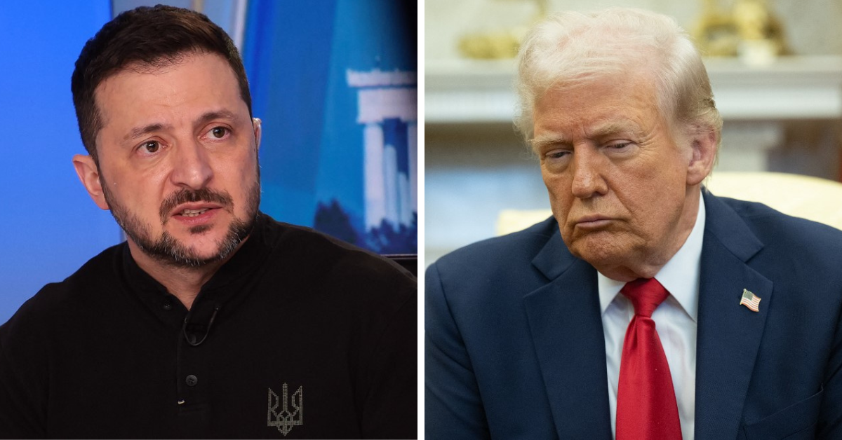 Volodimir Zelenski y Donald Trump
