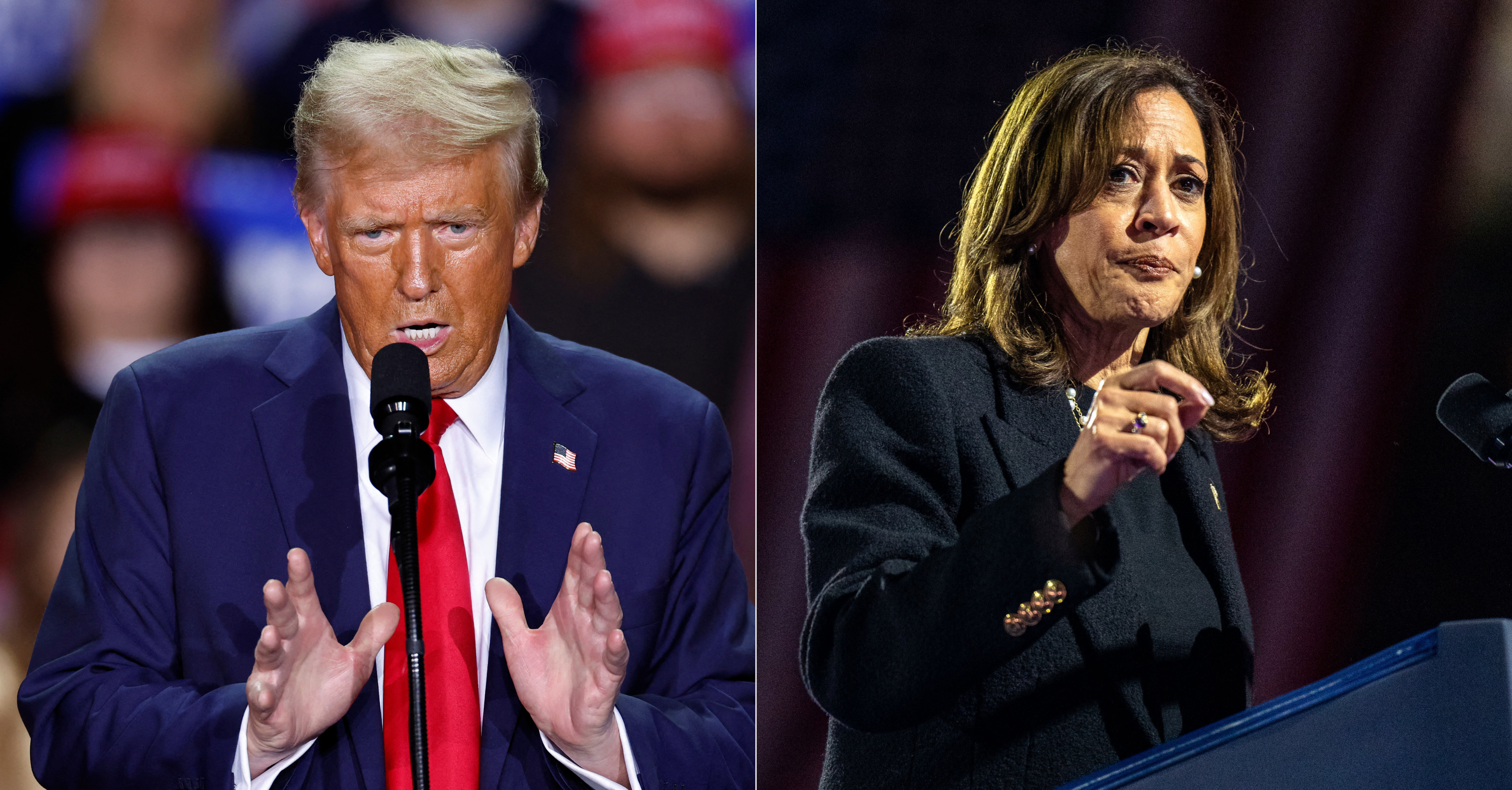 Elecciones Estados Unidos 2024. Donald Trump aventaja a Kamala Harris. AFP