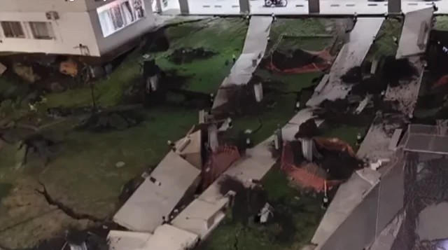 Derrumbe en un complejo de viviendas en Parque Patricios: 300 familias  afectadas - Página|12