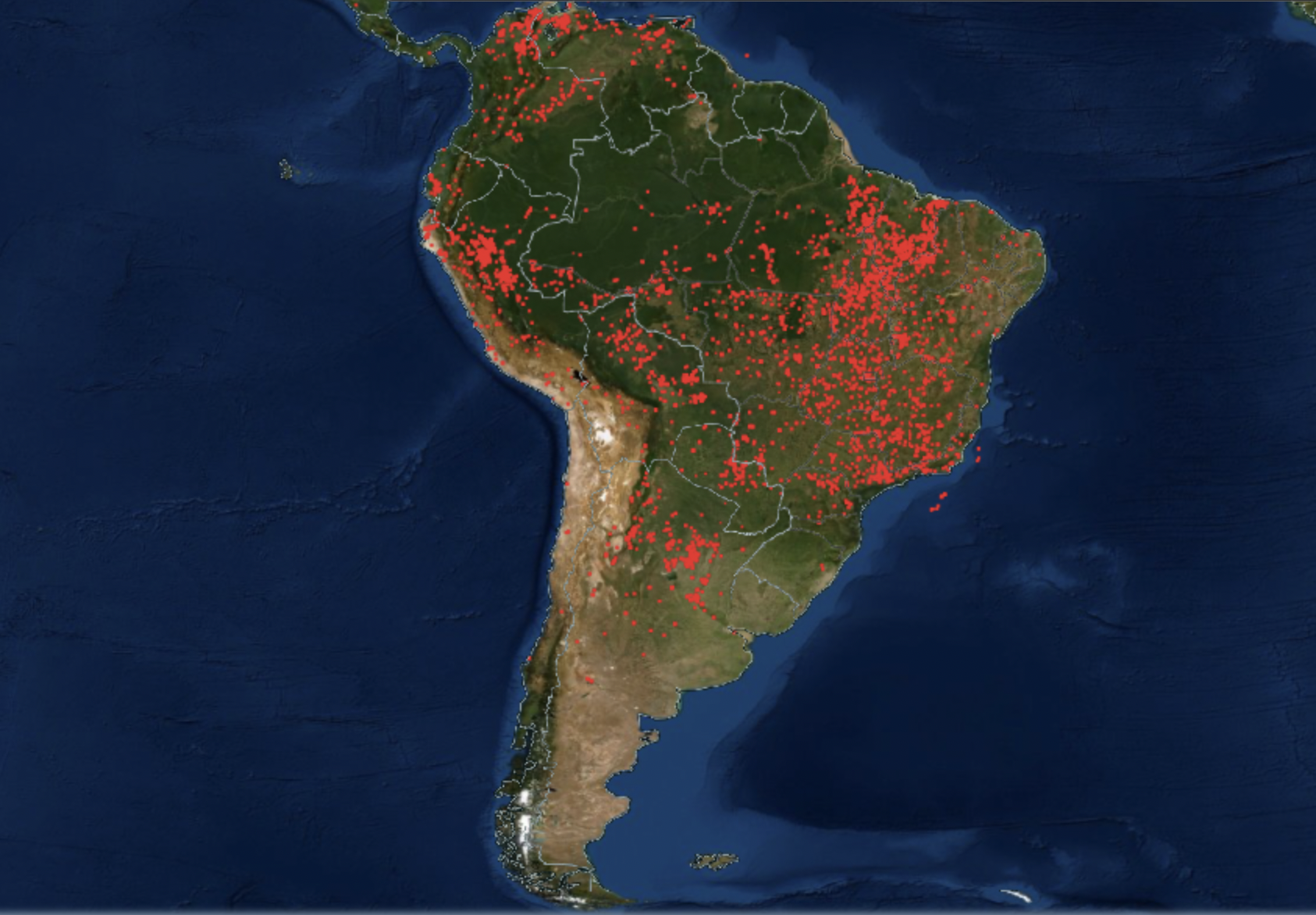 Este mapa permite seguir todos los incendios del mundo en tiempo real 