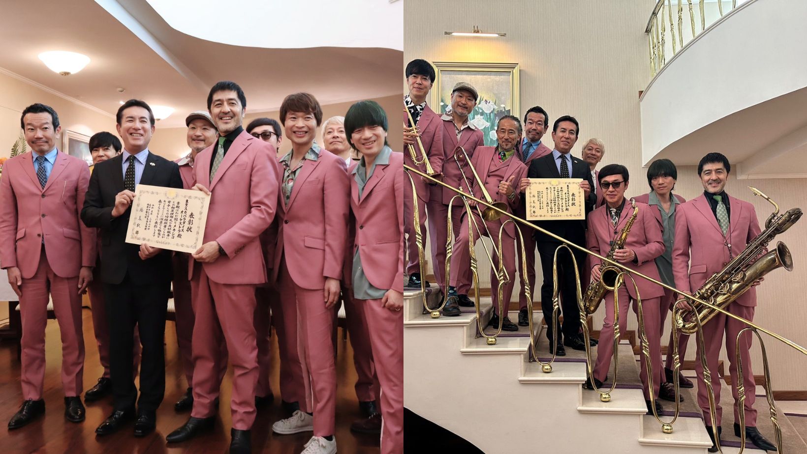 Tokyo Ska Paradise Orchestra recibió un reconocimiento por la promoción de la amistad entre Japón y México.
(@JapanEmb_Mexico)