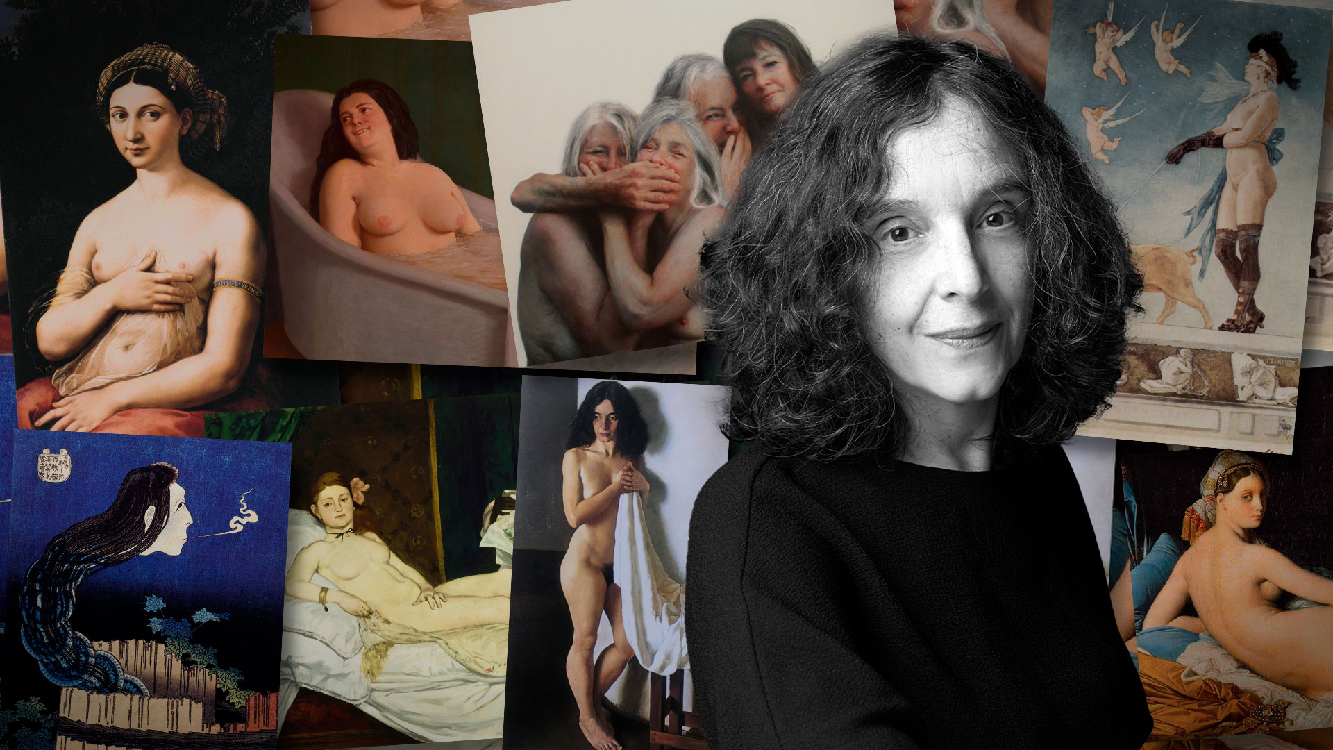 Teresa Arijón y algunas de las obras/modelos sobre las que escribe 