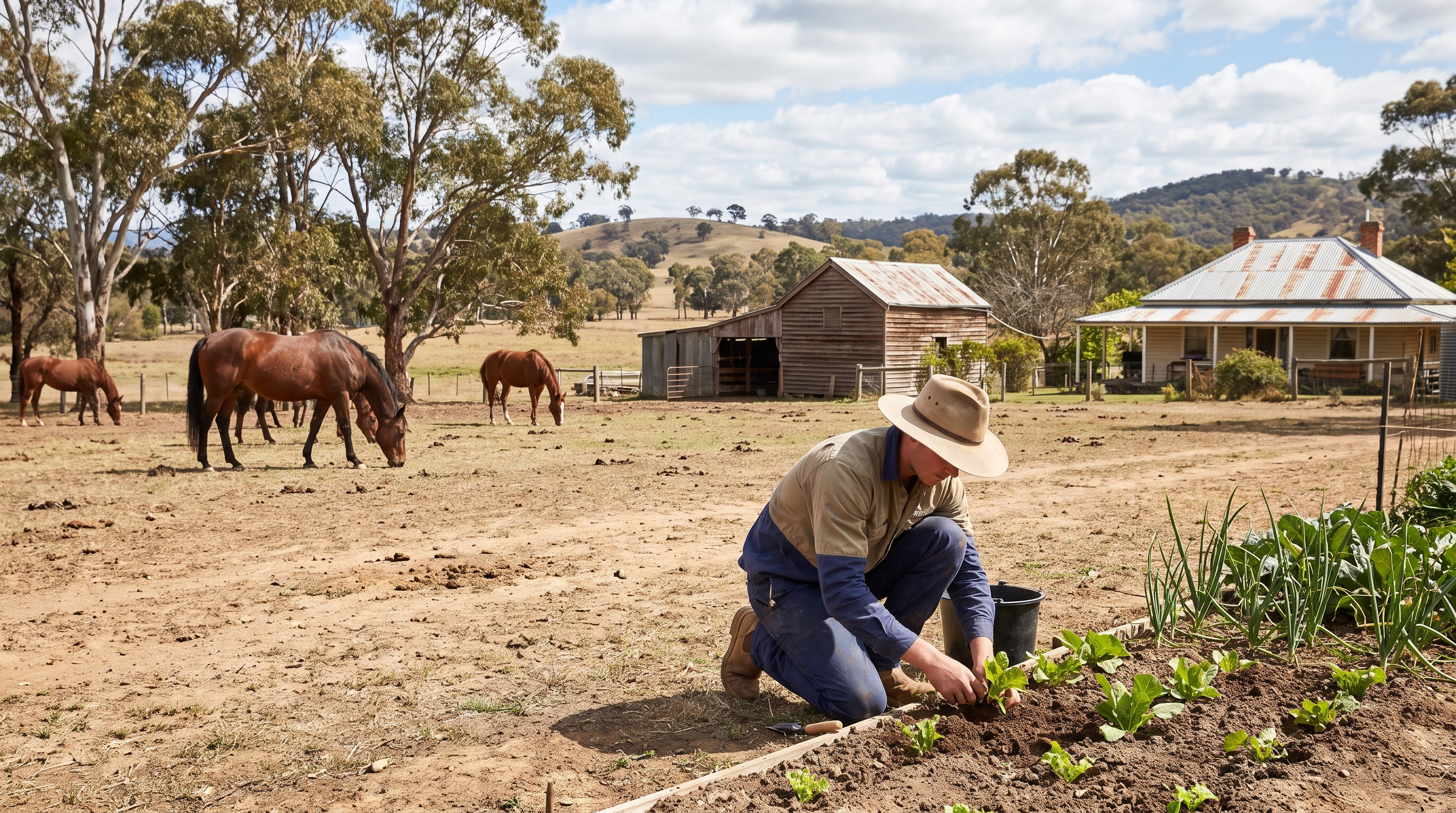 Una granja en Australia ofrece alojamiento y comida gratis a cambio de cuidar caballos en 2027 - Infobae