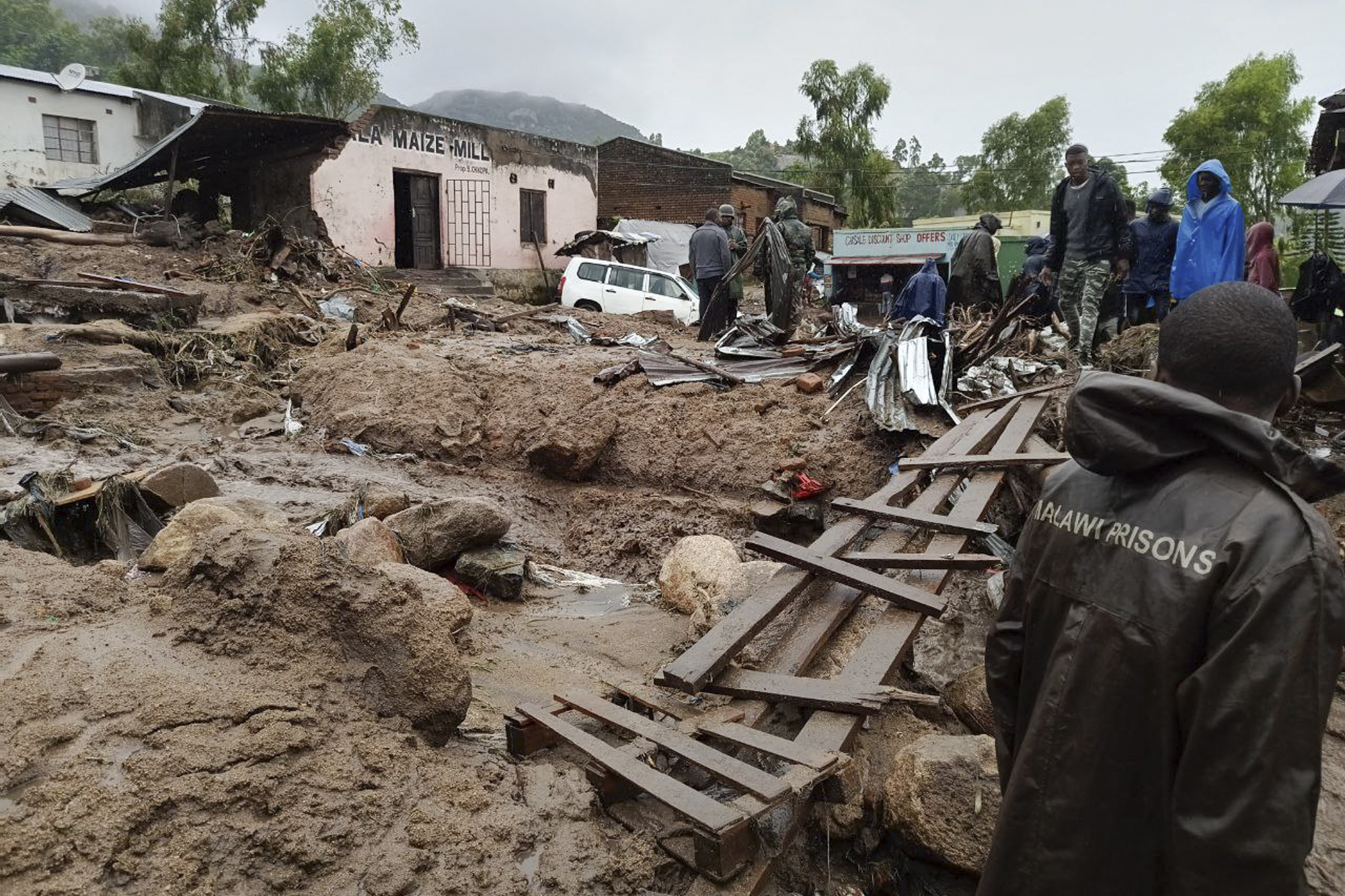 En varias regiones del sur de Malaui, las autoridades declararon el estado de catástrofe, incluido en la capital económica Blantyre, anunció la presidencia. (Foto por Jack McBrams / AFP)