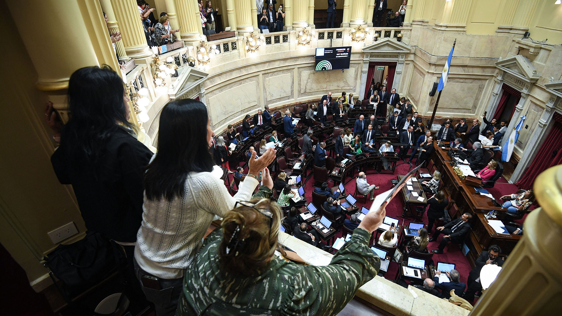 Sesión Publica Especial en el Senado de la Nacion; el 30 de marzo de 2023 en Buenos Aires, Argentina. Fotos: Charly Diaz Azcue / Comunicación Senado.