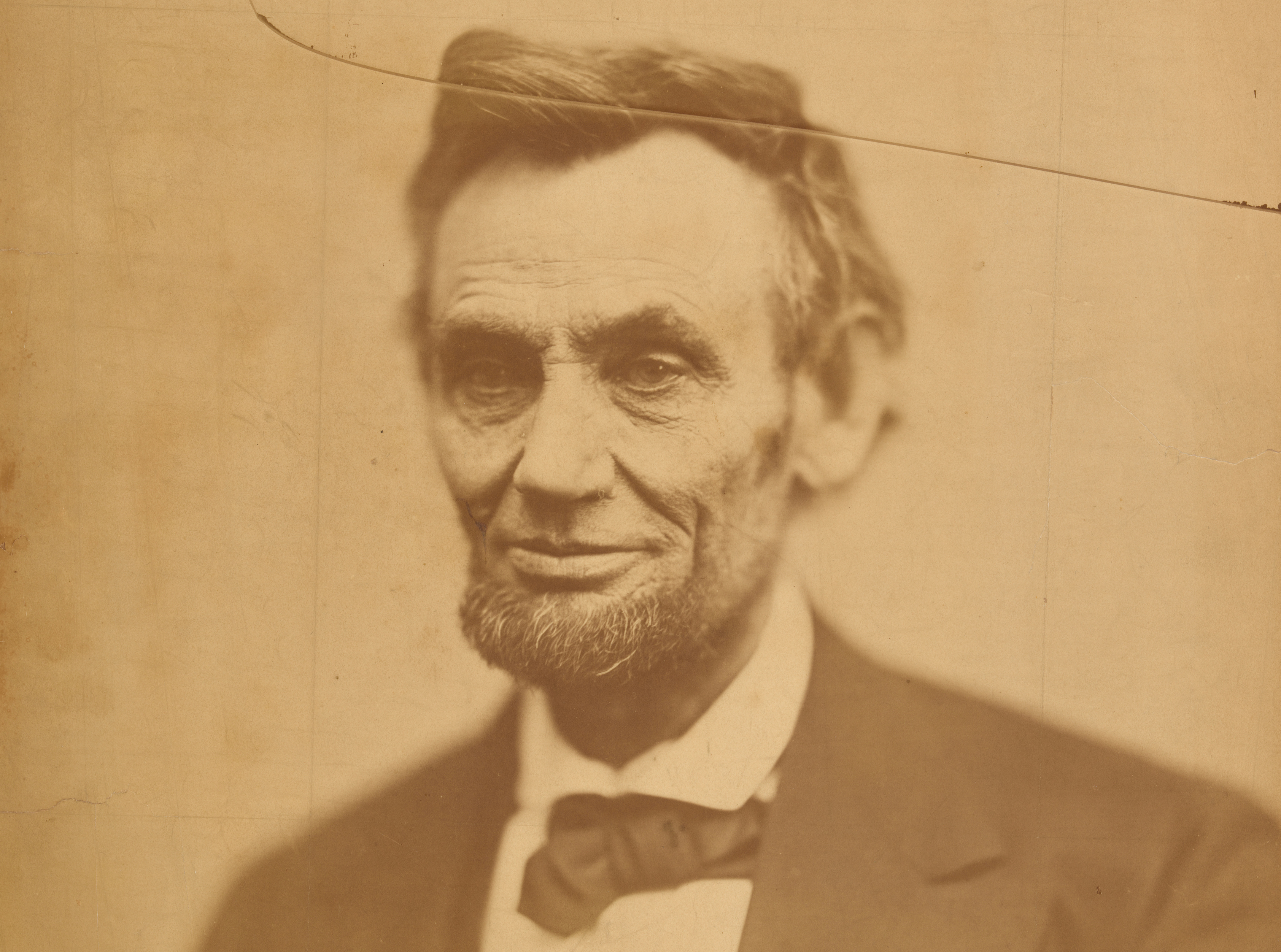 Abraham Lincoln, en febrero de 1865, dos meses antes de sus asesinato (Alexander Gardner/National Portrait Gallery/Frederick Hill Meserve Collection/Smithsonian Institution vía REUTERS)