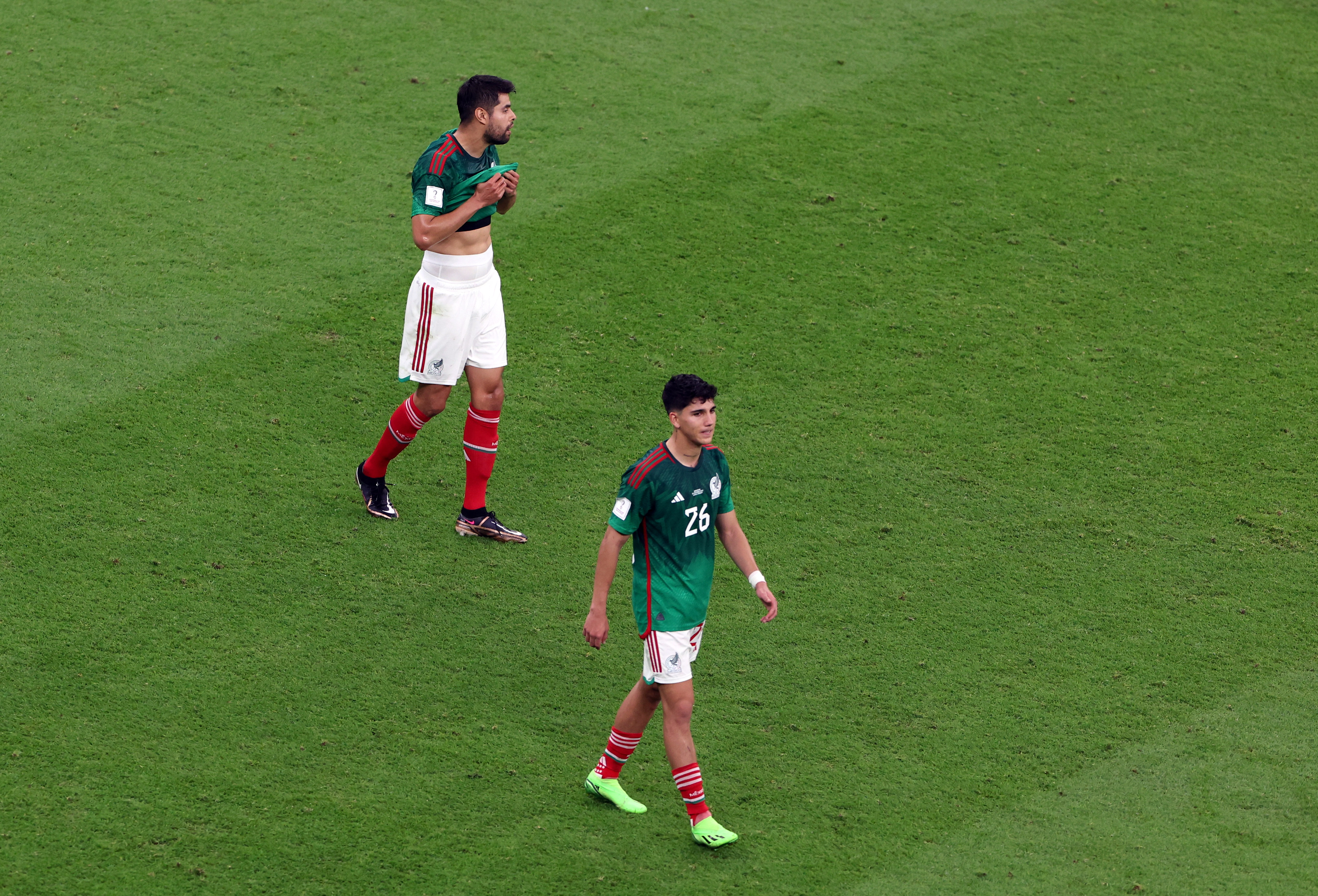 México suma apenas una unidad tras el empate ante Polonia y la derrota con Argentina. REUTERS/Molly Darlington