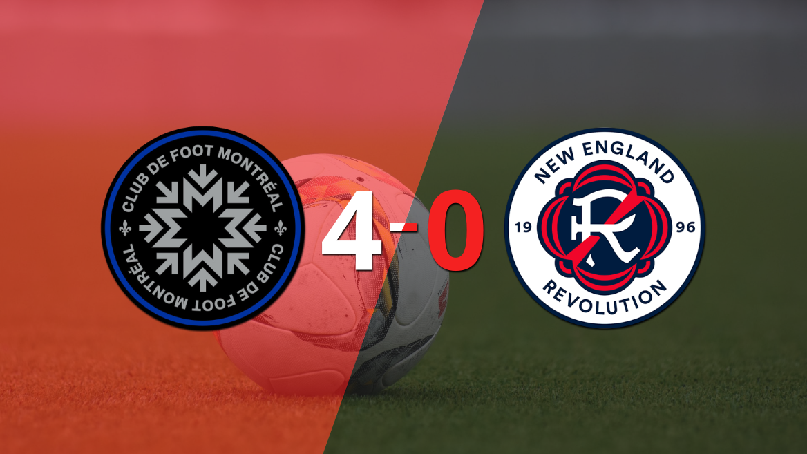New England Revolution cayó ante CF Montréal con dos goles de Romell Quioto