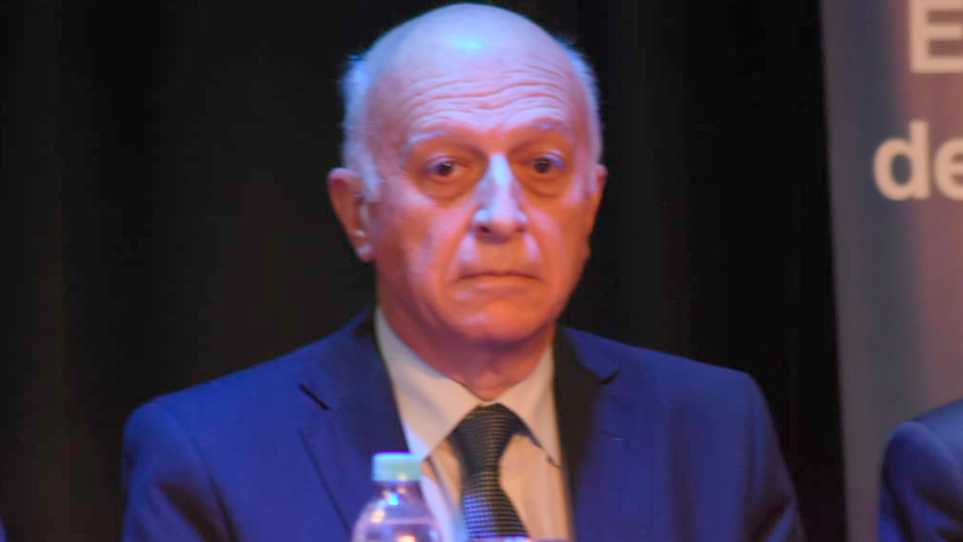El procurador general interino, Eduardo Casal, en el encuentro convocado en Rosario.