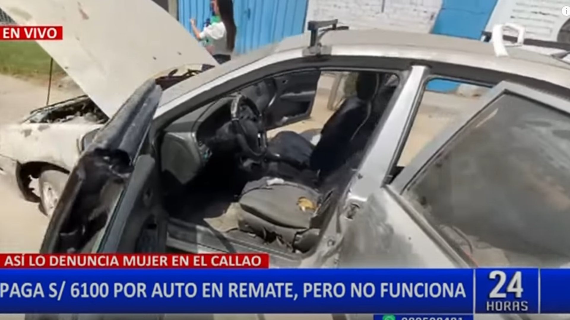 Mujer Compró Auto En El Sat Valorizado En Más De 6 Mil Soles Y Recibió Uno Inoperativo Y Con 1528