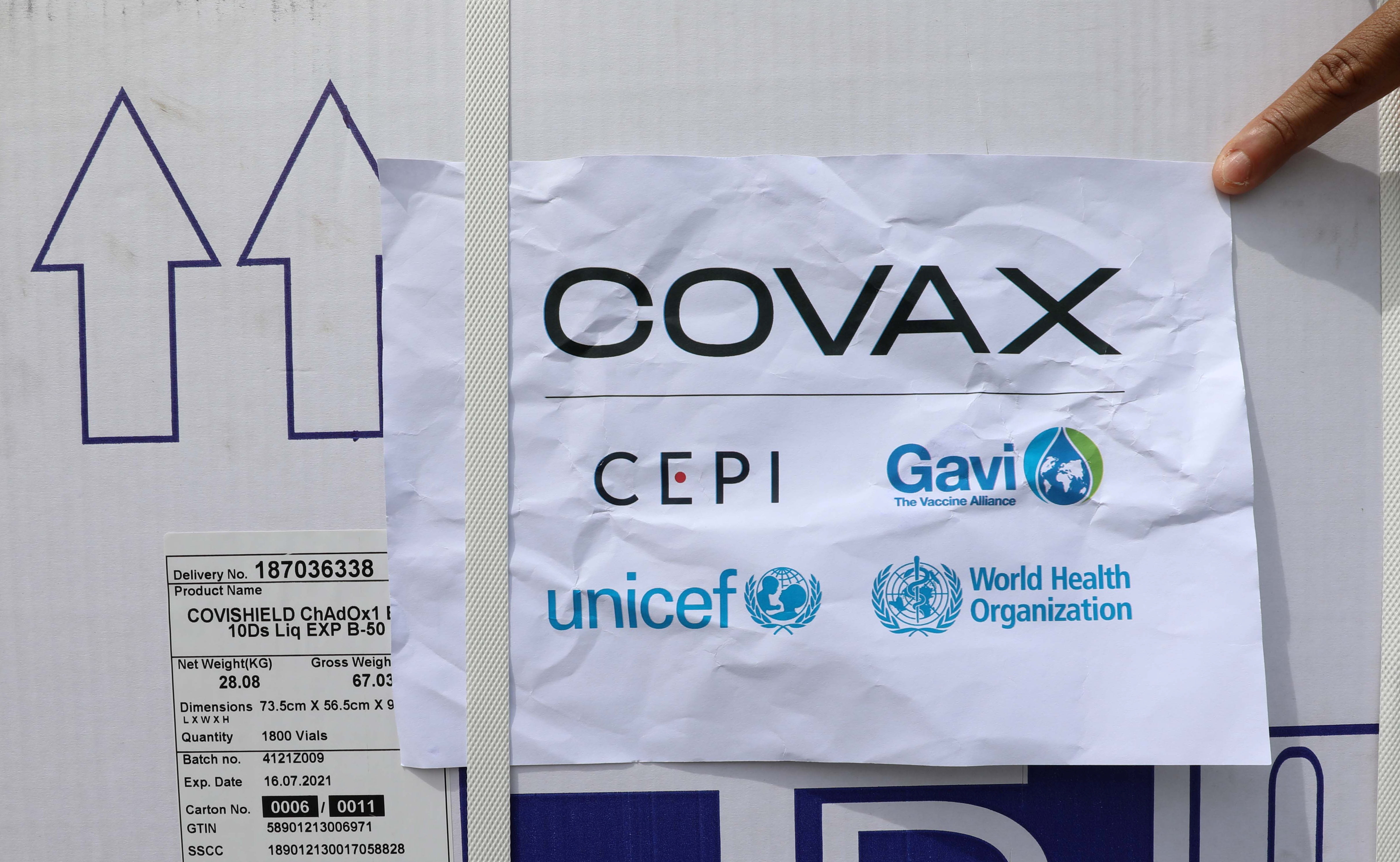 Vacunas del mecanismo Covax (REUTERS/Feisal Omar)