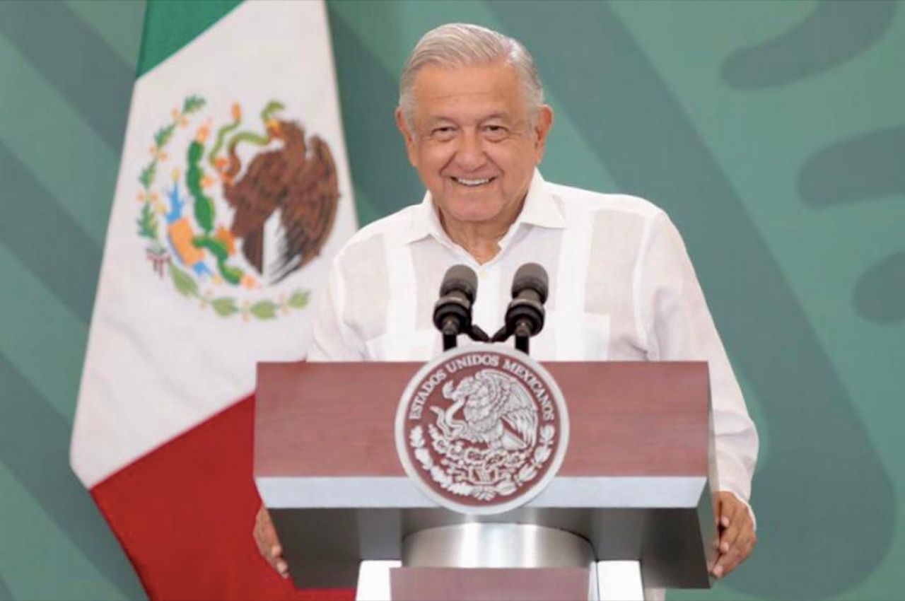 El presidente Andrés Manuel López Obrador encabezó la conferencia de prensa matutina en Tapachula, Chipas. FOTO: PRESIDENCIA/CUARTOSCURO