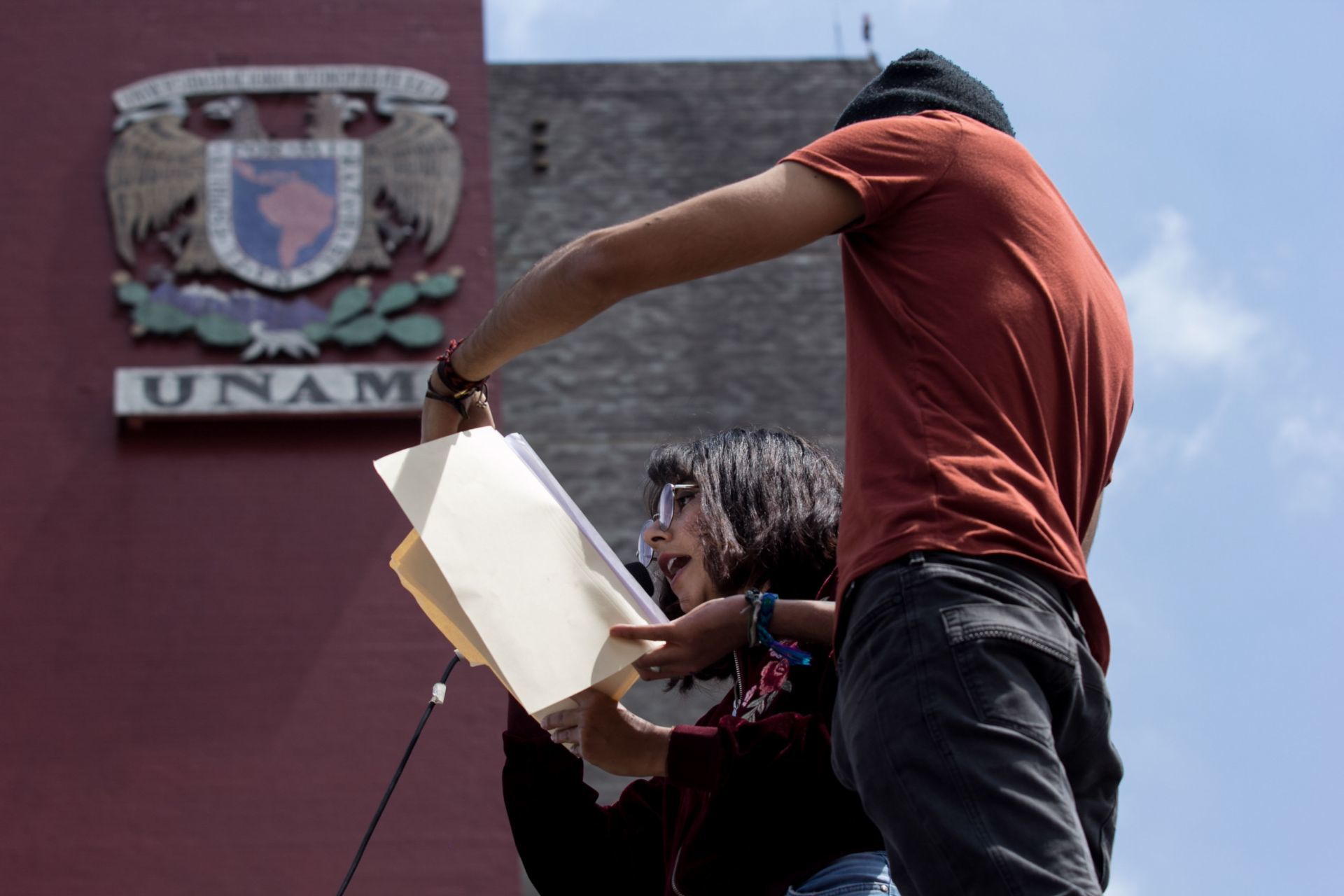 UNAM hizo denuncia por daños contra presuntos estudiantes 
(FOTO: GALO CAÑAS /CUARTOSCURO)