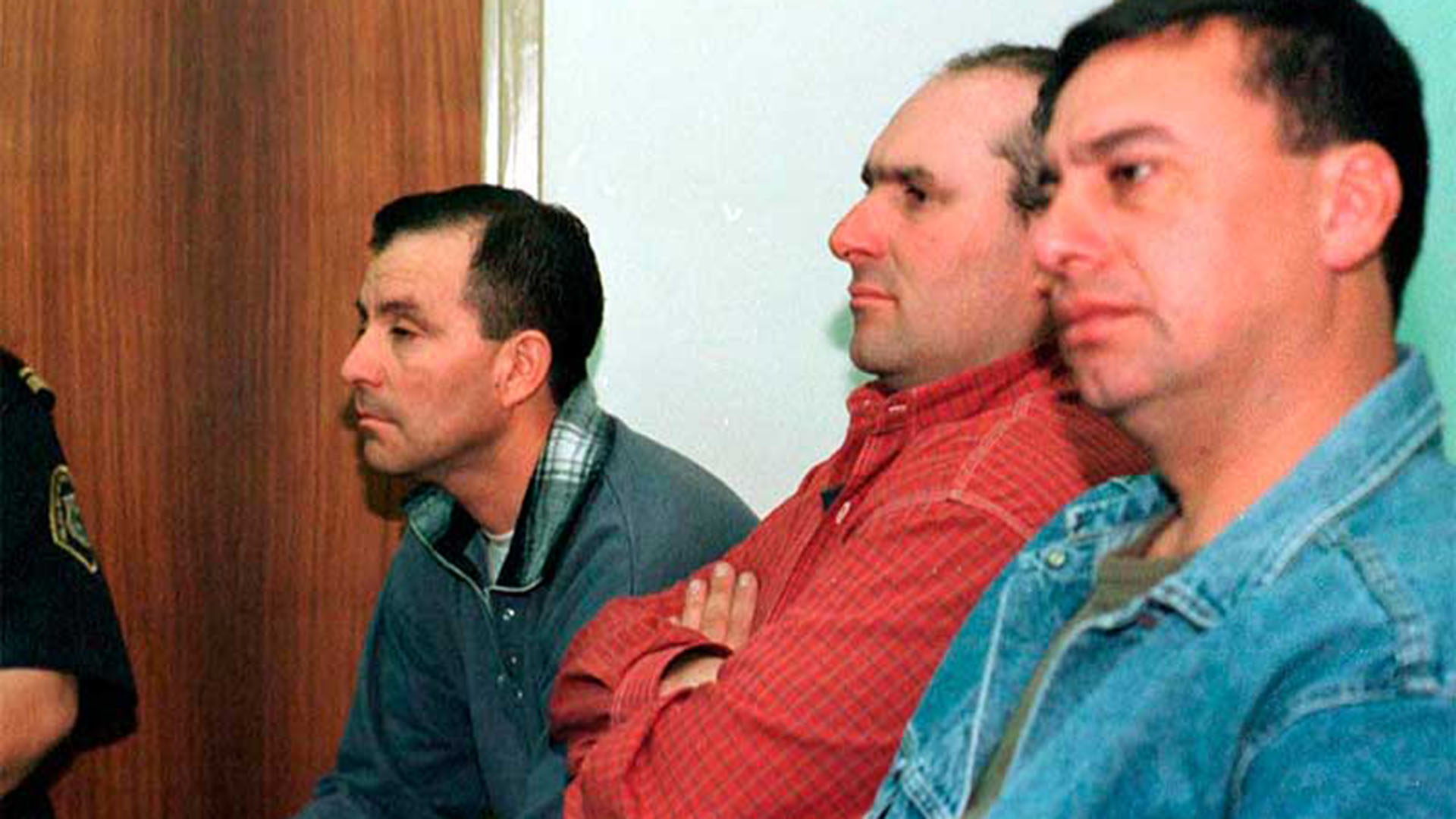 Oscar Echenique, Ricardo Anselmini y Ricardo Suárez, los tres condenados a prisión perpetua por el asesinato de Natalia