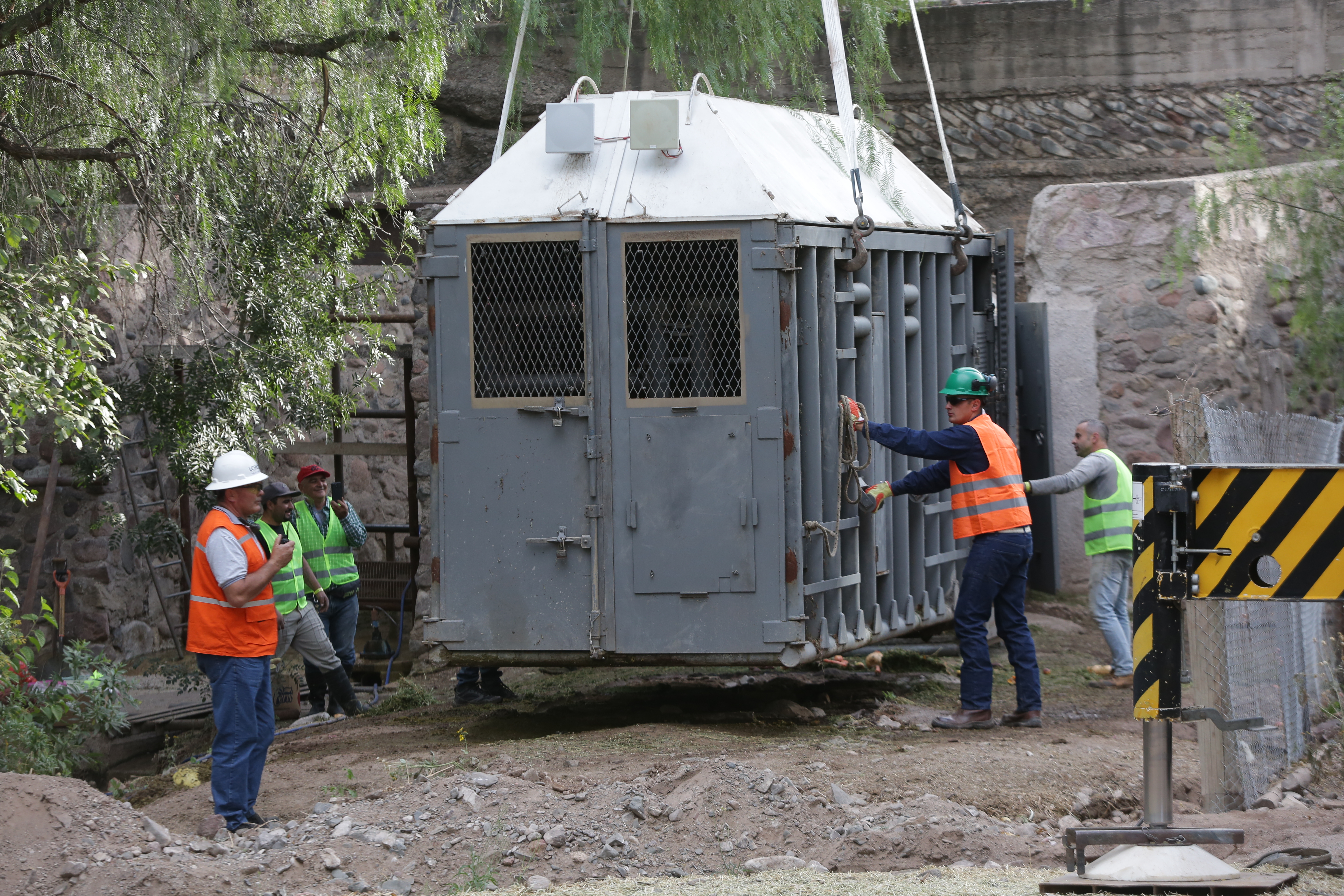 Las cajas de traslado fueron diseñadas y construidas especialmente con características y materiales