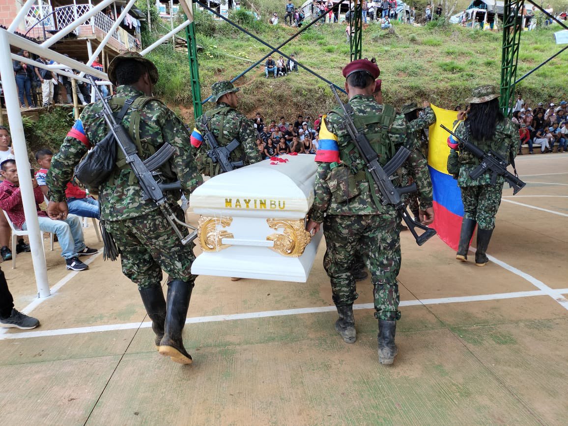 Alias Mayimbú es velado por disidentes de las FARC