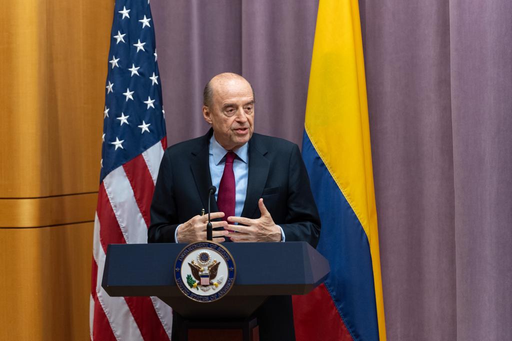 Reunión entre el secretario de Estado de los Estados Unidos, Antony Blinken y el canciller de Colombia, Álvaro Leyva