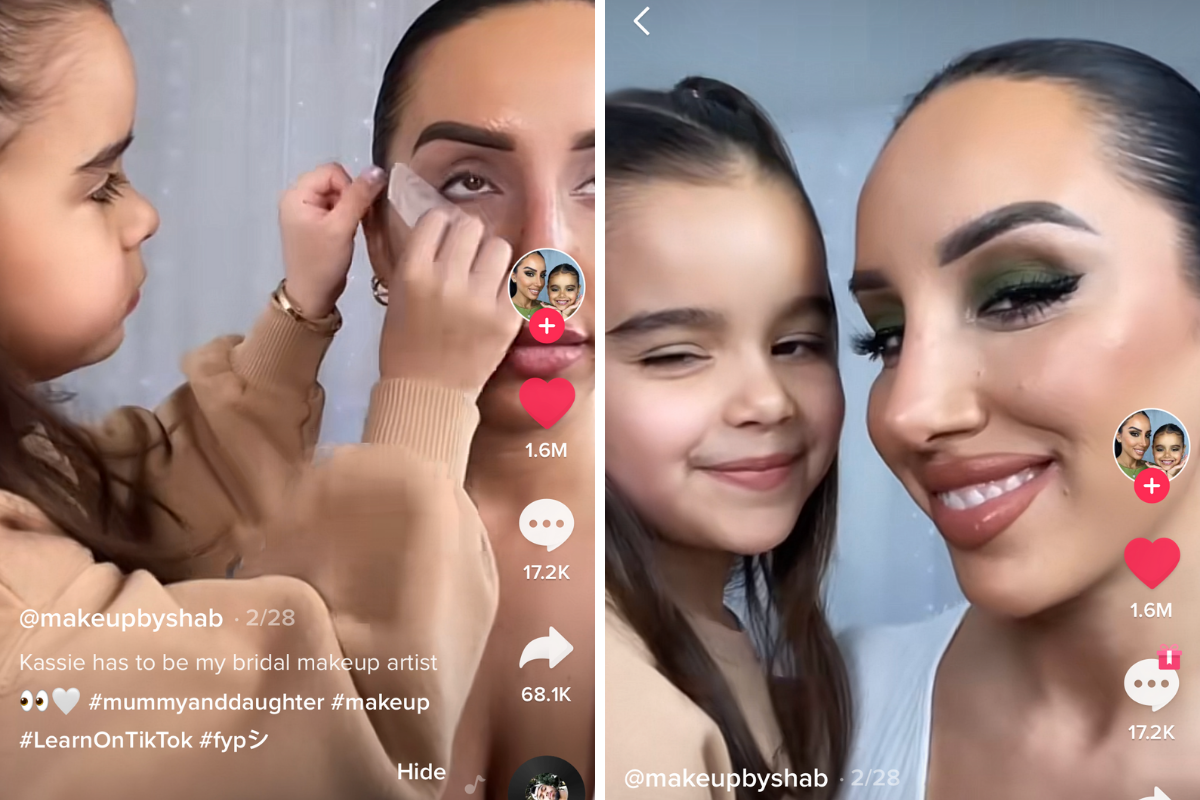 Menina de 5 anos é sucesso no TikTok ao fazer maquiagens artísticas – Nova  Mulher