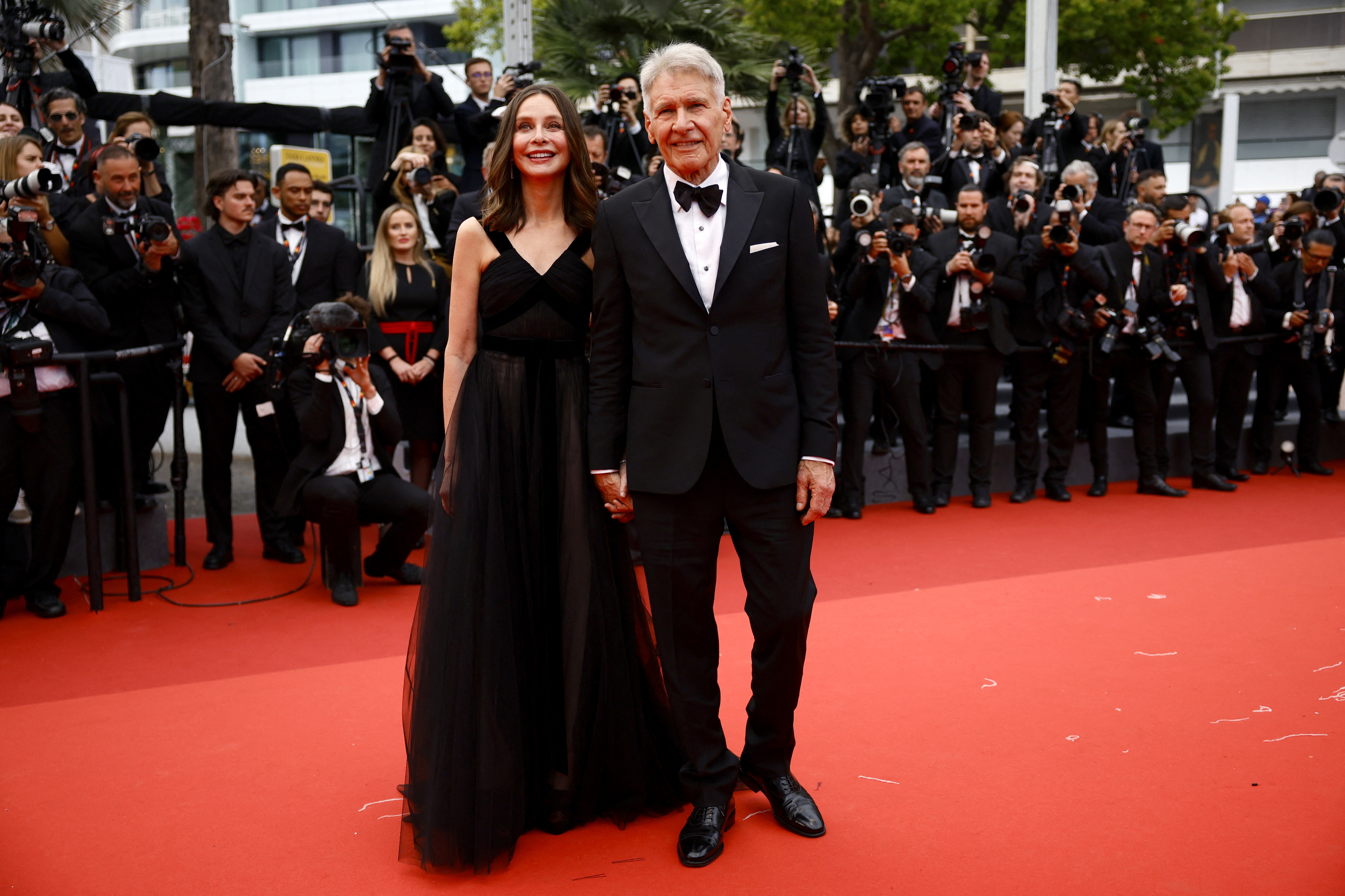 Harrison Ford y su esposa Calista Flockhart en la 76º Festival de Cine de CannesREUTERS/Sarah Meyssonnier