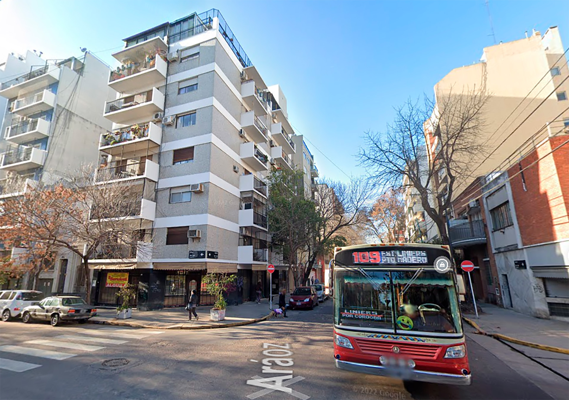 Intersección de Aguirre y Aráoz en Villa Crespo, un punto muy demandado por la gente que busca este barrio para vivir