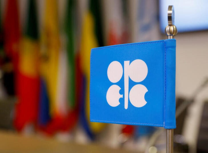 File photo of the emblem of the Organization of the Petroleum Exporting Countries (OPEC) at its headquarters in Vienna, Austria.  December 7, 2018 (Reuters) / Leonard Voyager