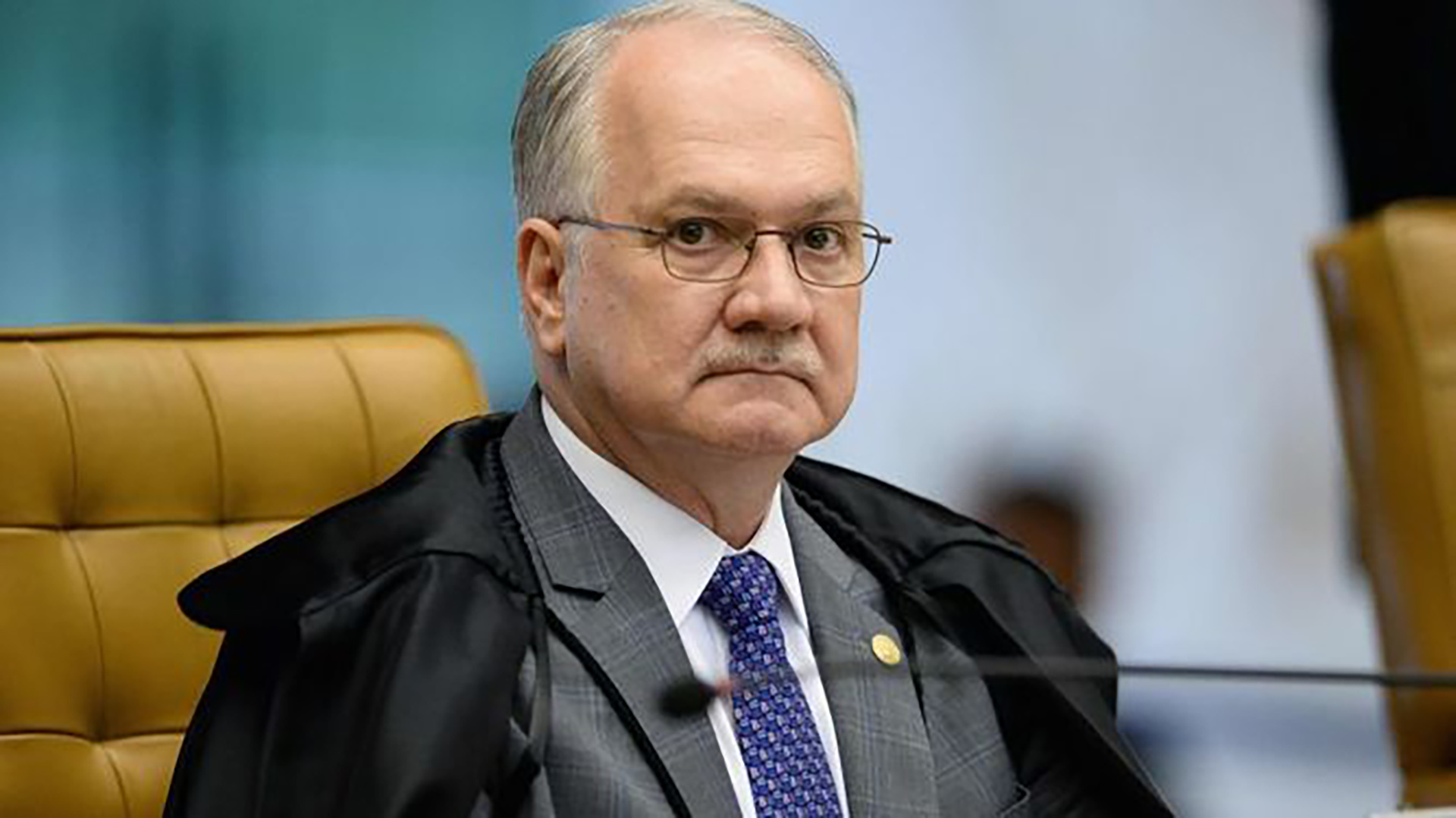 El juez Edson Fachin, presidente del Tribunal Superior Electoral de Brasil (AFP)