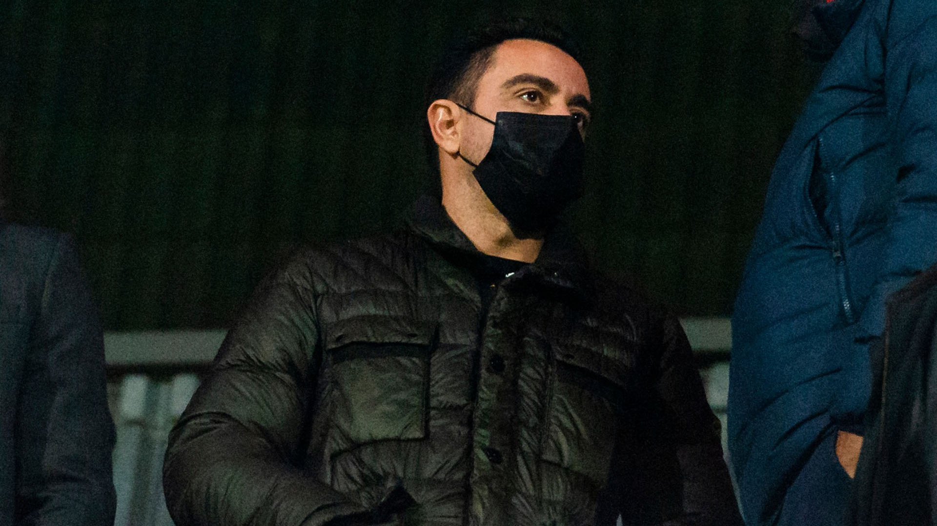 Xavi acudió al Estadio Johan Cruyff para ver al Barcelona B (Twitter / @FCBarcelonaB)