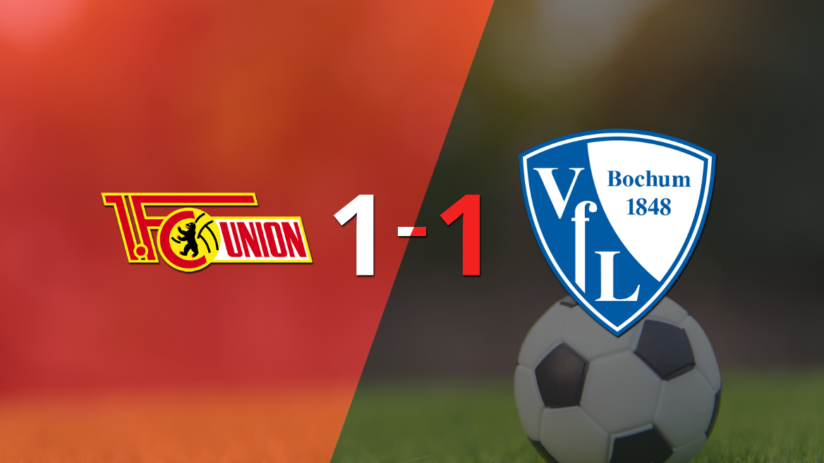 Unión Berlín y Bochum se reparten los puntos y empatan 1-1