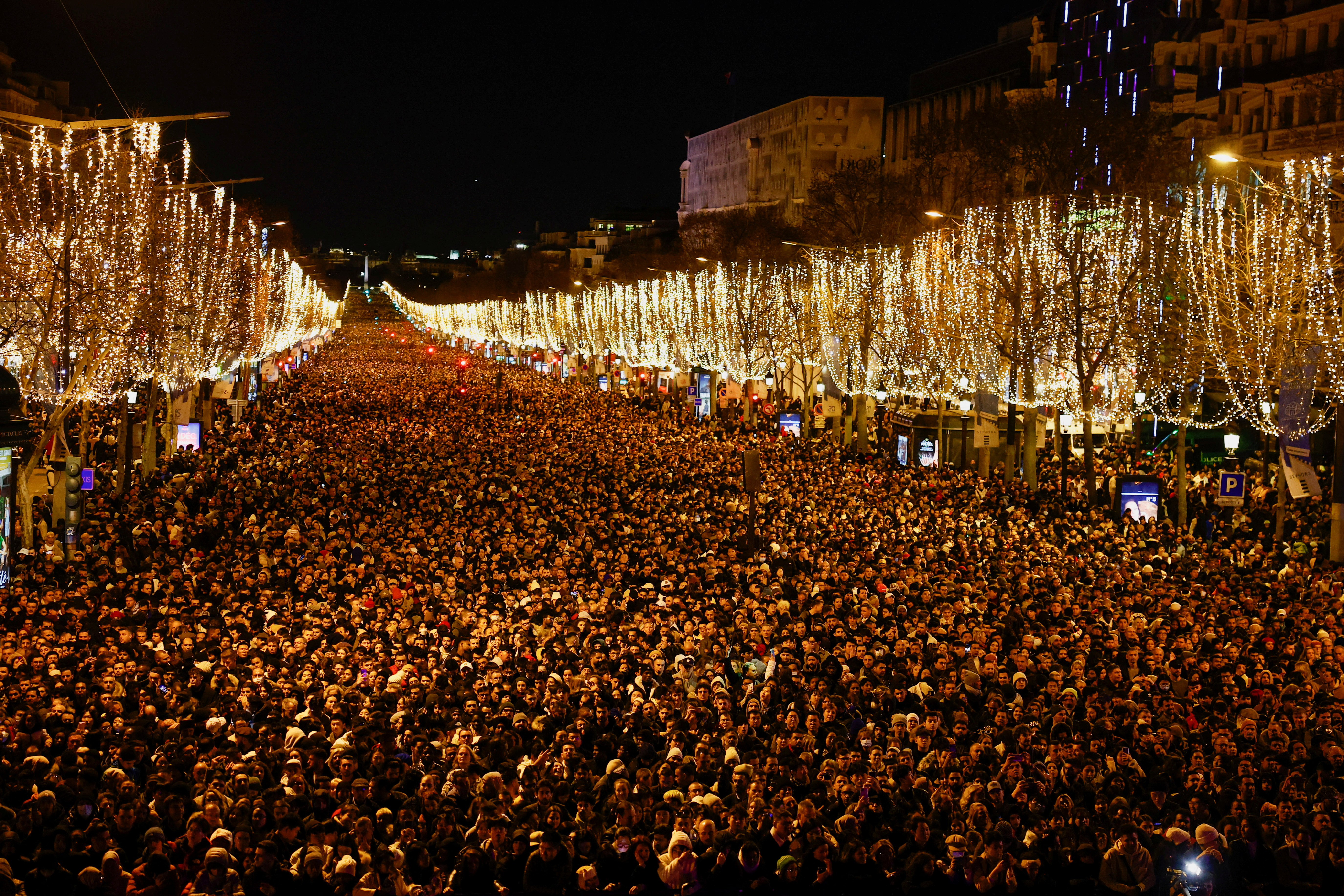 Las celebraciones en París (REUTERS)