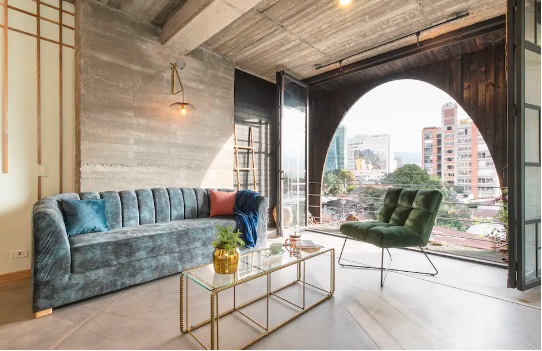 En la imagen, un loft pet-friendly ubicado en Medellín, Antioquia. Foto: Cortesía