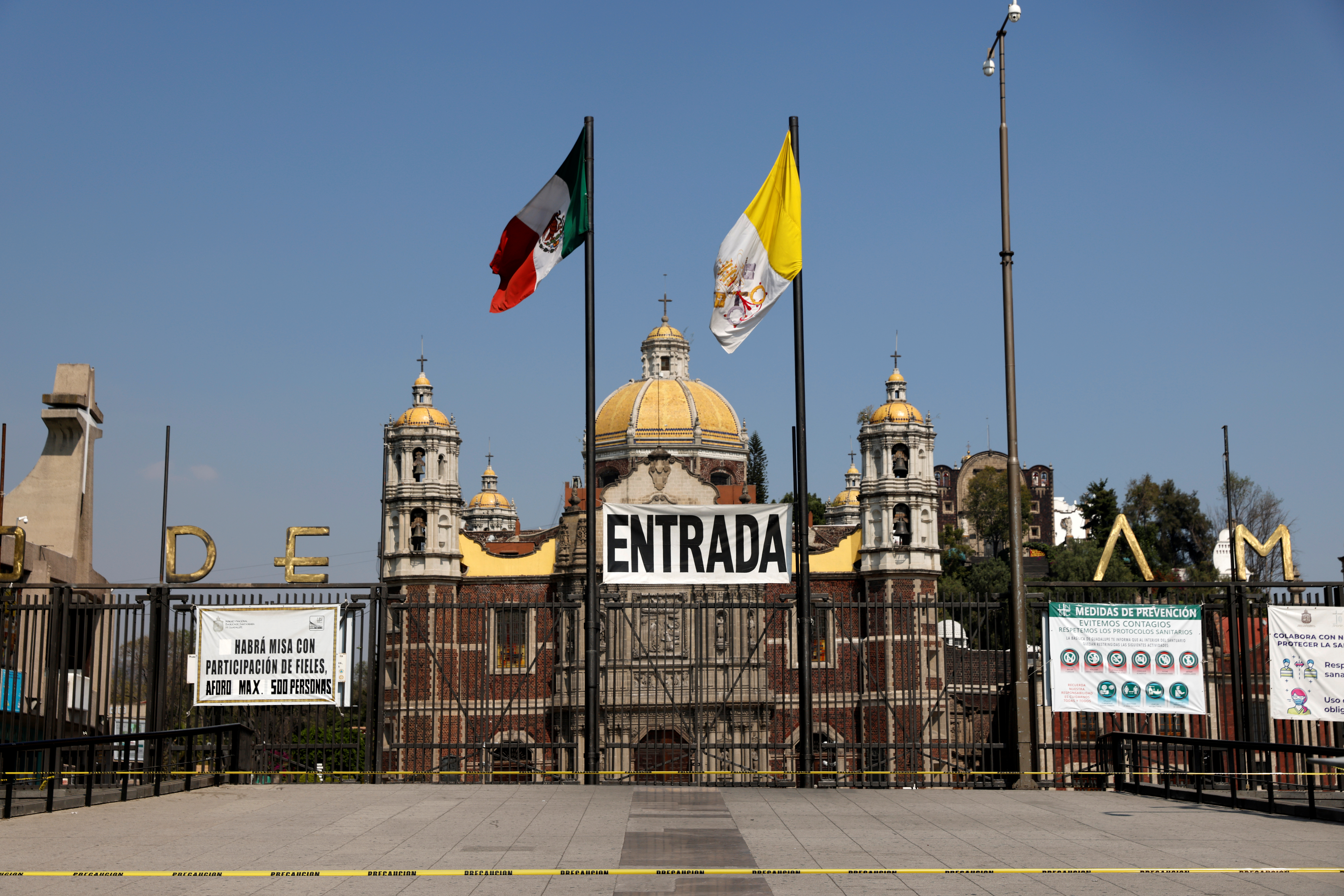 Basílica de Guadalupe, Ciudad de México, 10 de diciembre de 2020.