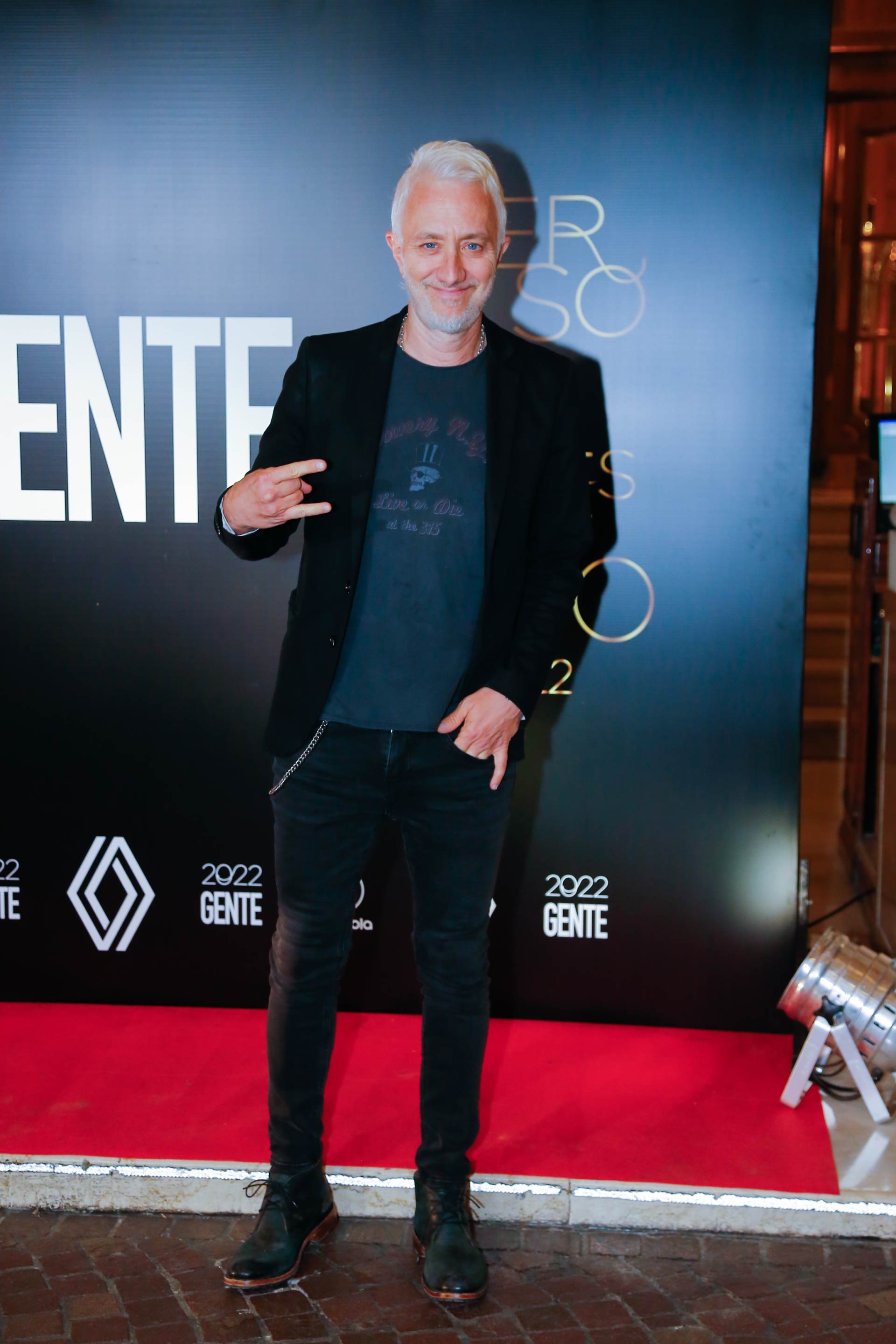 Andy Kusnetzoff, con un look m&aacute;s informal