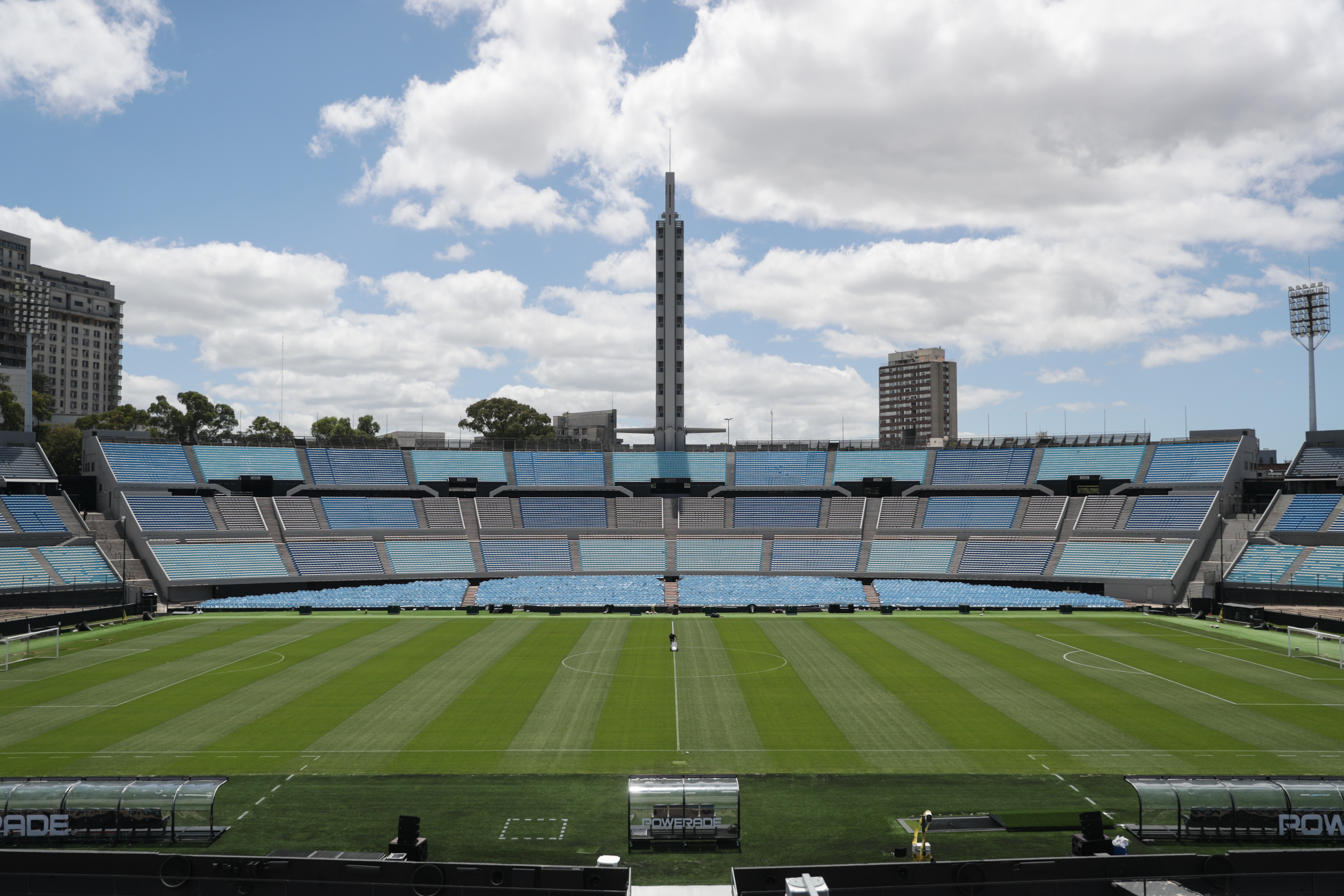 Vista del Estadio Centenario, lugar donde se jugó la primer final de la Copa del Mundo