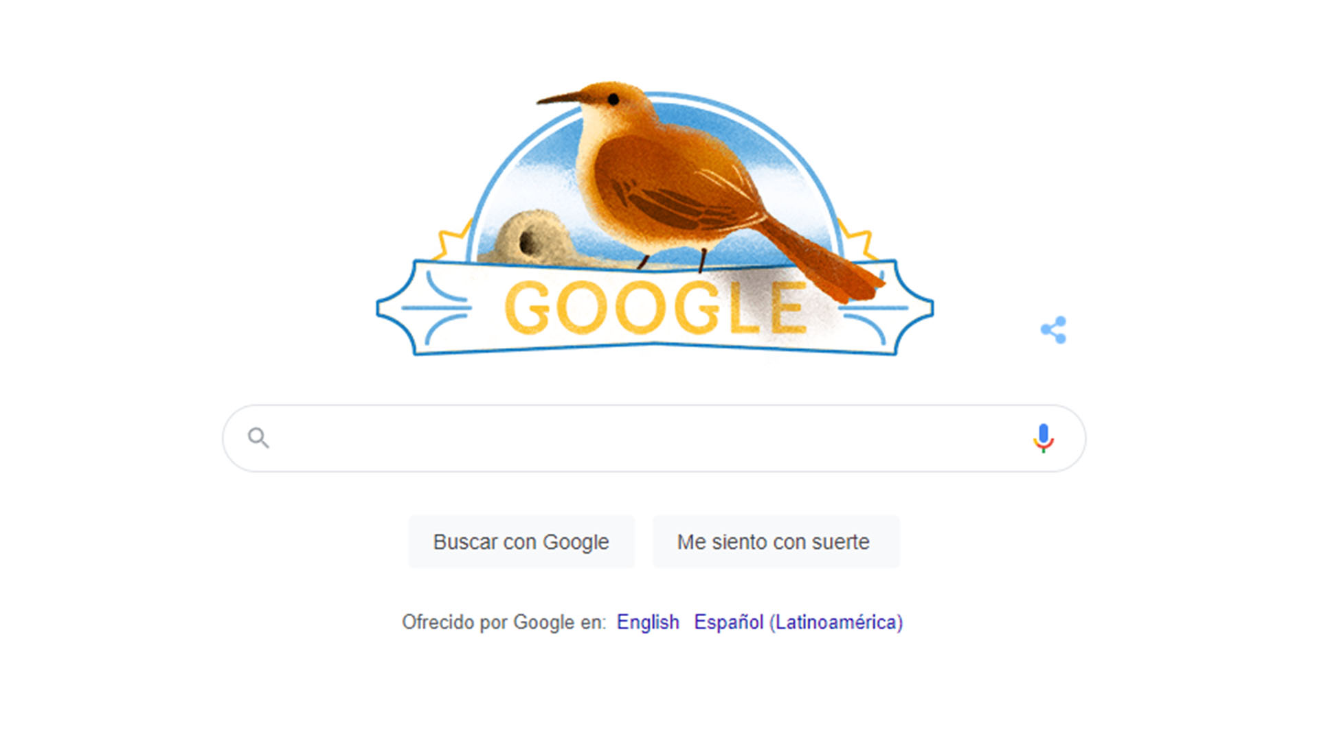 El doodle de motivo autóctono con el cual Google recordó el Día de la Independencia argentina