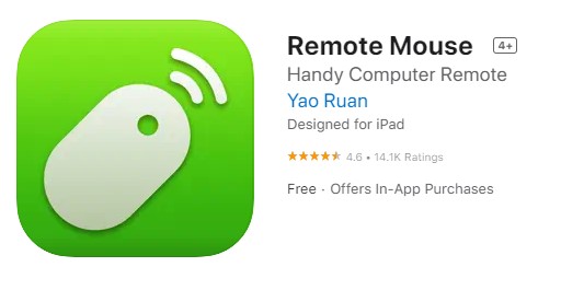 Aplicación Remote Mouse en App Store (captura de pantalla)